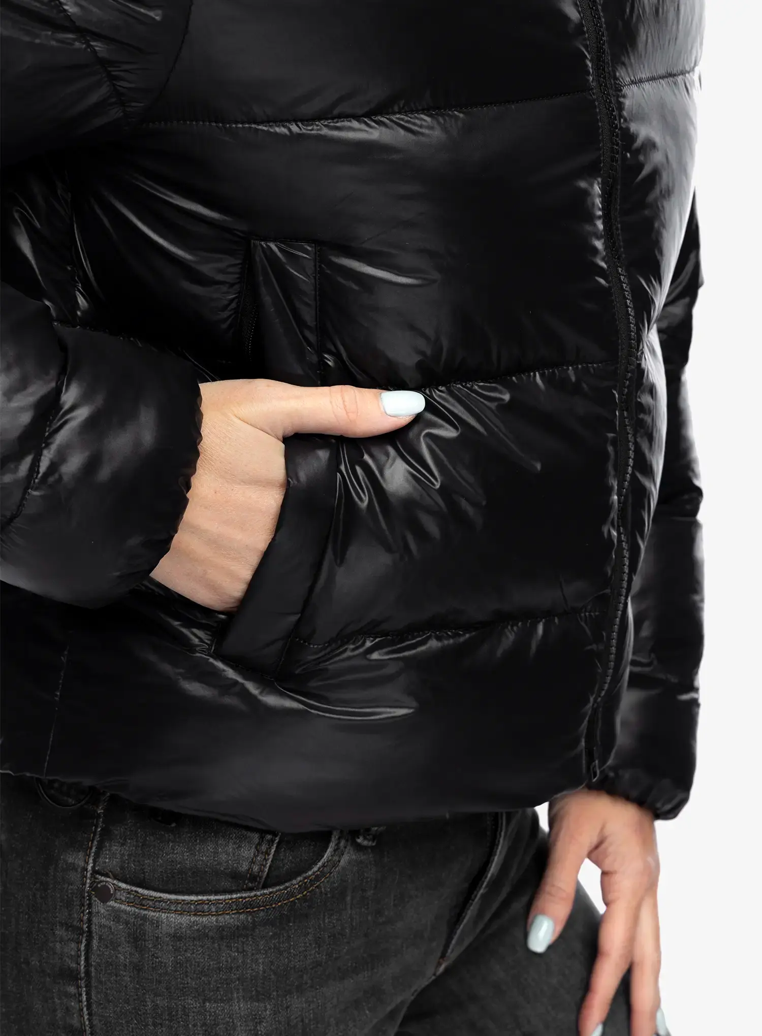 Ženska sintetična jakna Helly Hansen Jade Puffer Jacket - black