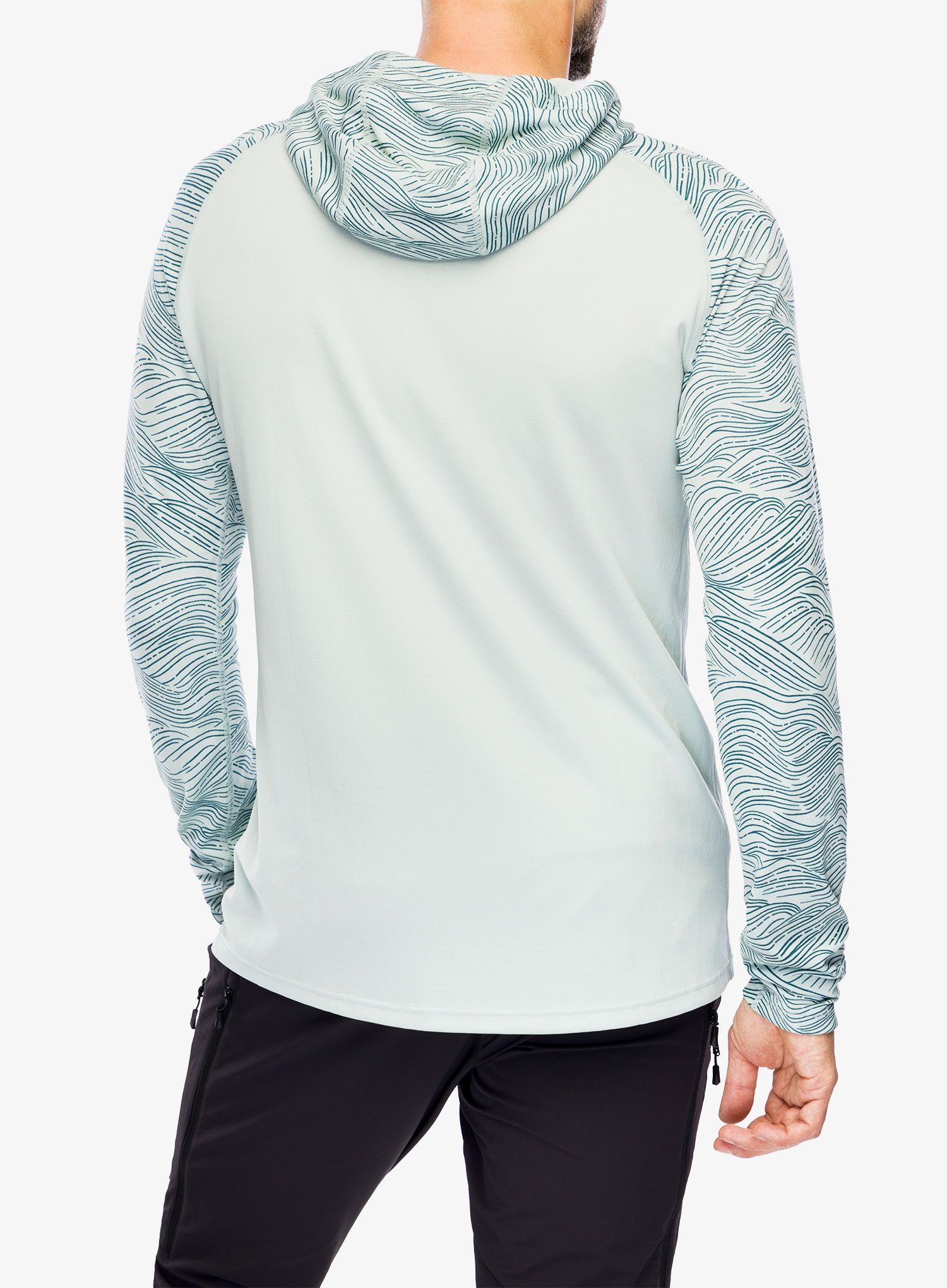 Termo flis jopa Helly Hansen LIFA Active Solen GR Hoodie - green mist wave