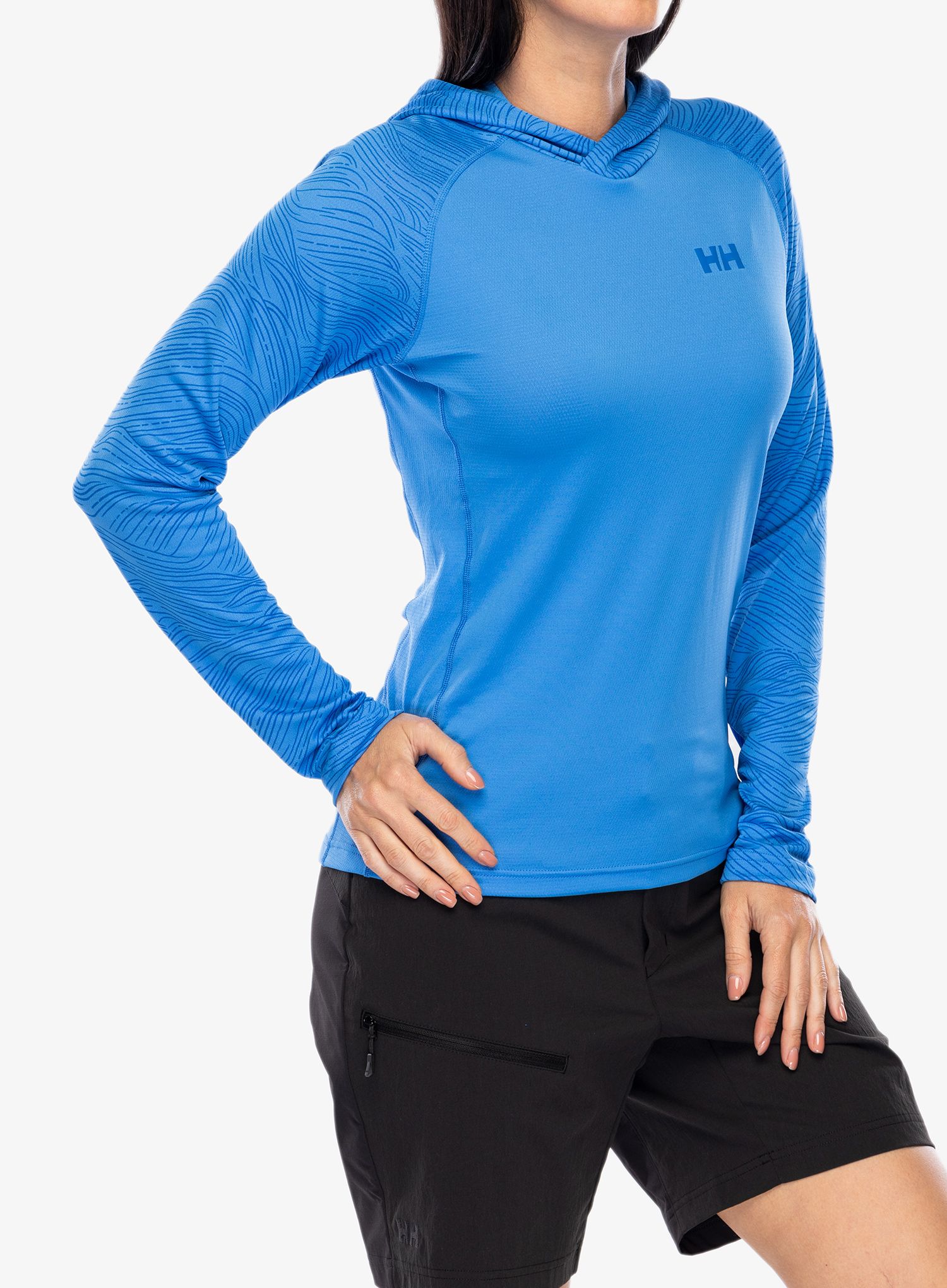 Ženska termo flis jopa Helly Hansen LIFA Active Solen GR Hoodie - ultra blue wave