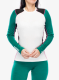 Ženska termo flis jopa Helly Hansen LIFA Merino Midweight Crew - emerald
