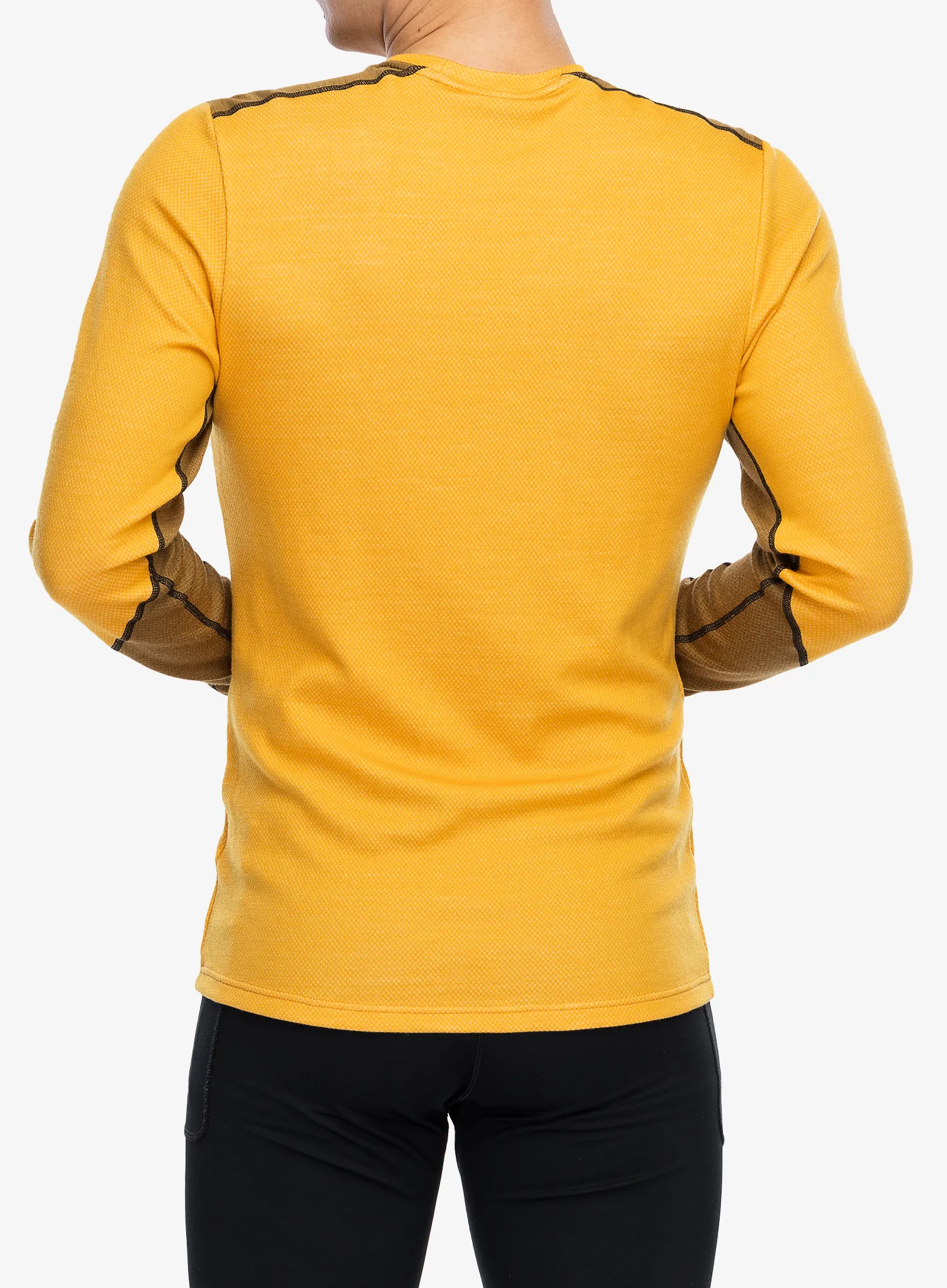 Termo flis jopa Helly Hansen LIFA Merino Midweight Crew - golden glow