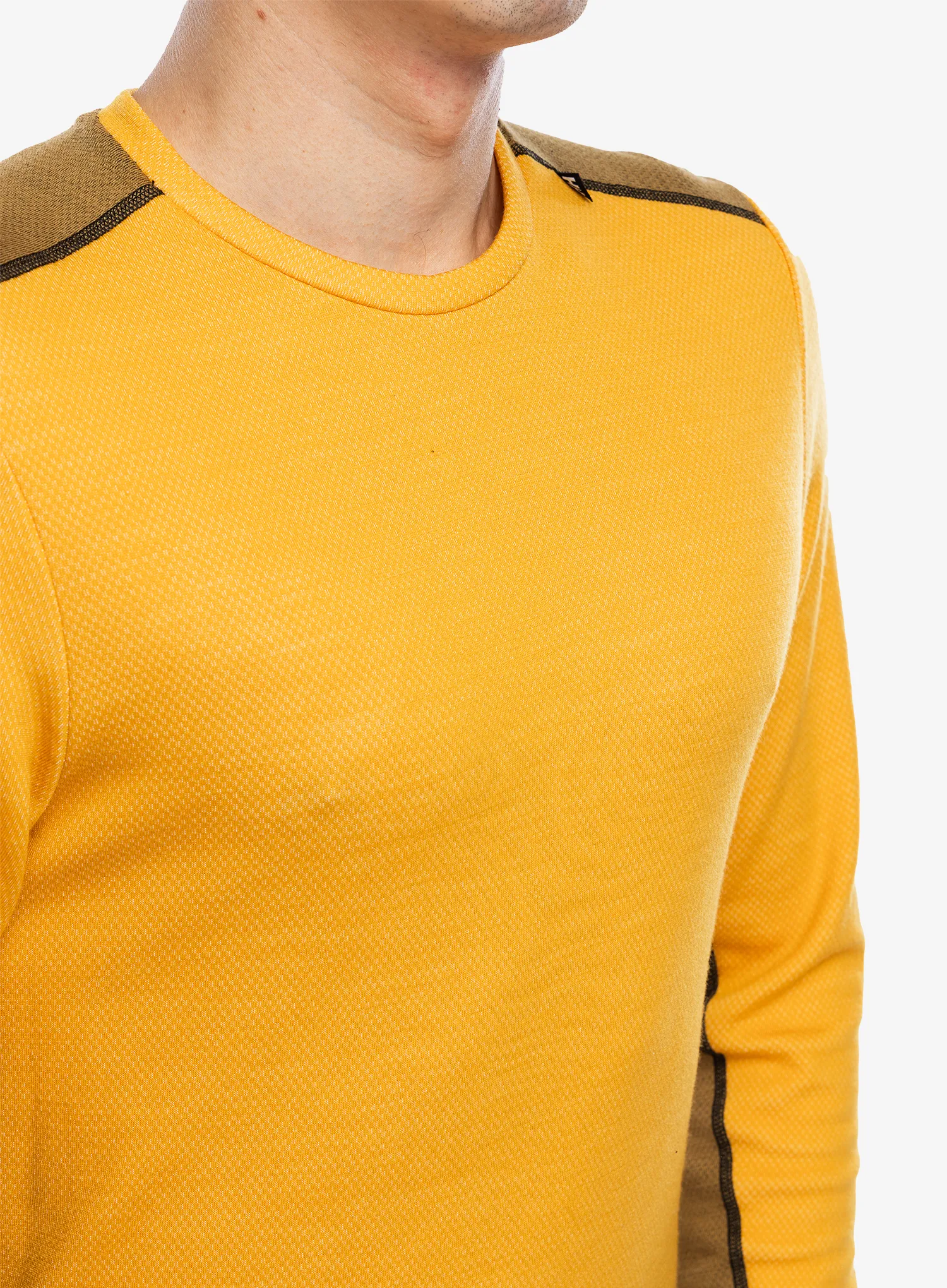 Termo flis jopa Helly Hansen LIFA Merino Midweight Crew - golden glow
