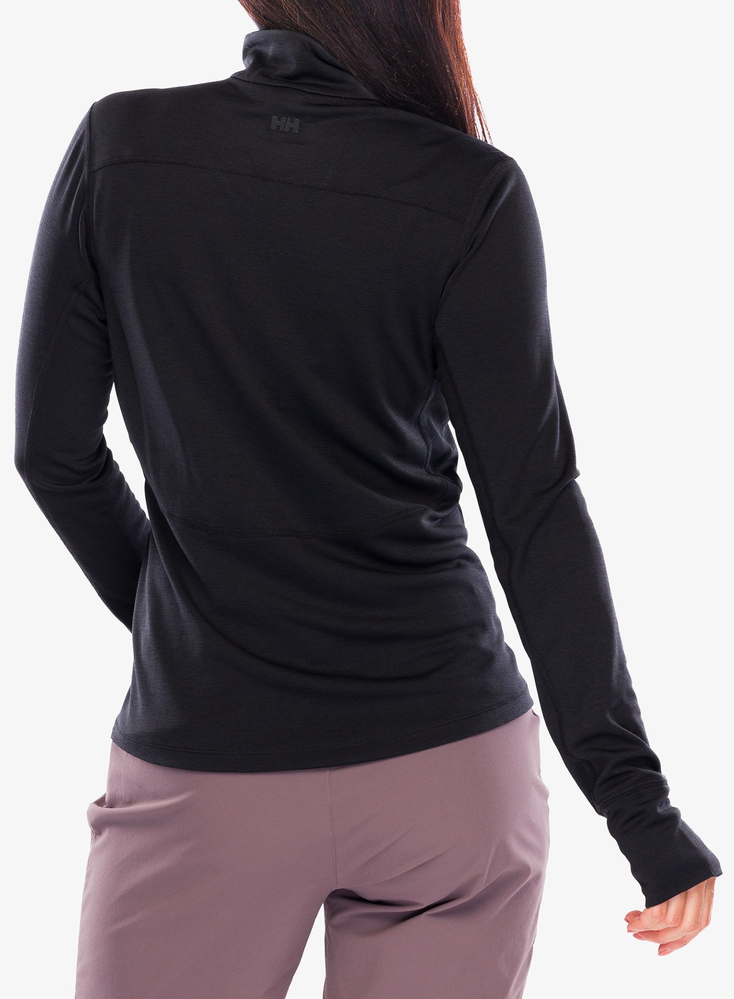 Ženska jopica z zadrgo Helly Hansen LIFA Tech Lite 1/2 Zip - black