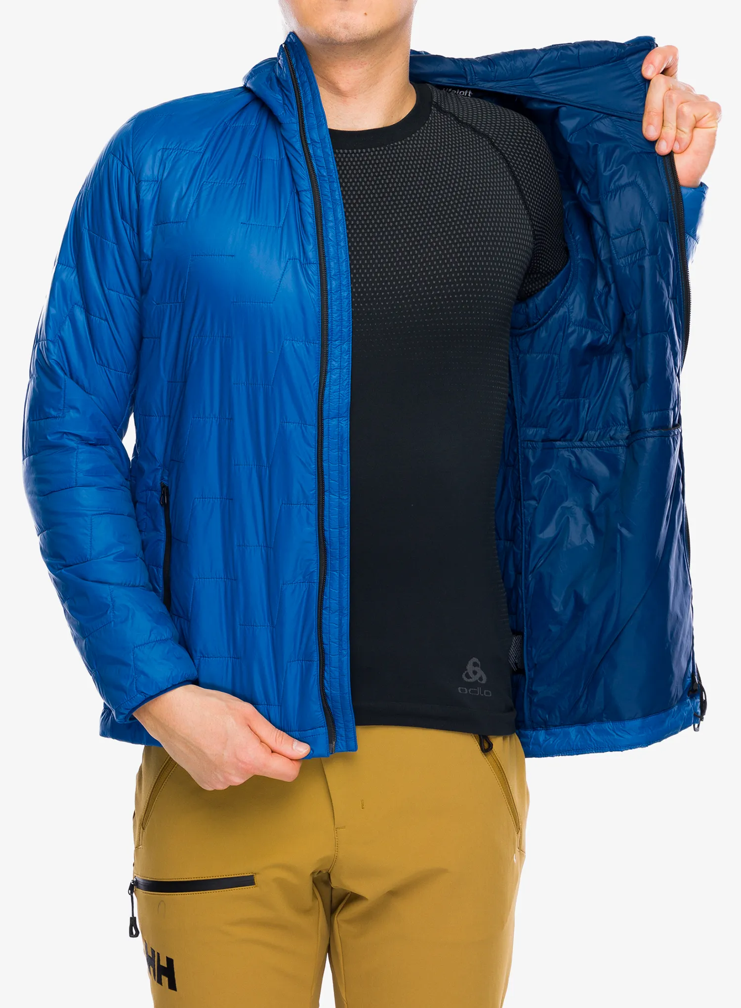 Moška jakna Helly Hansen Lifaloft Hooded Insulator Jacket - deep fjord