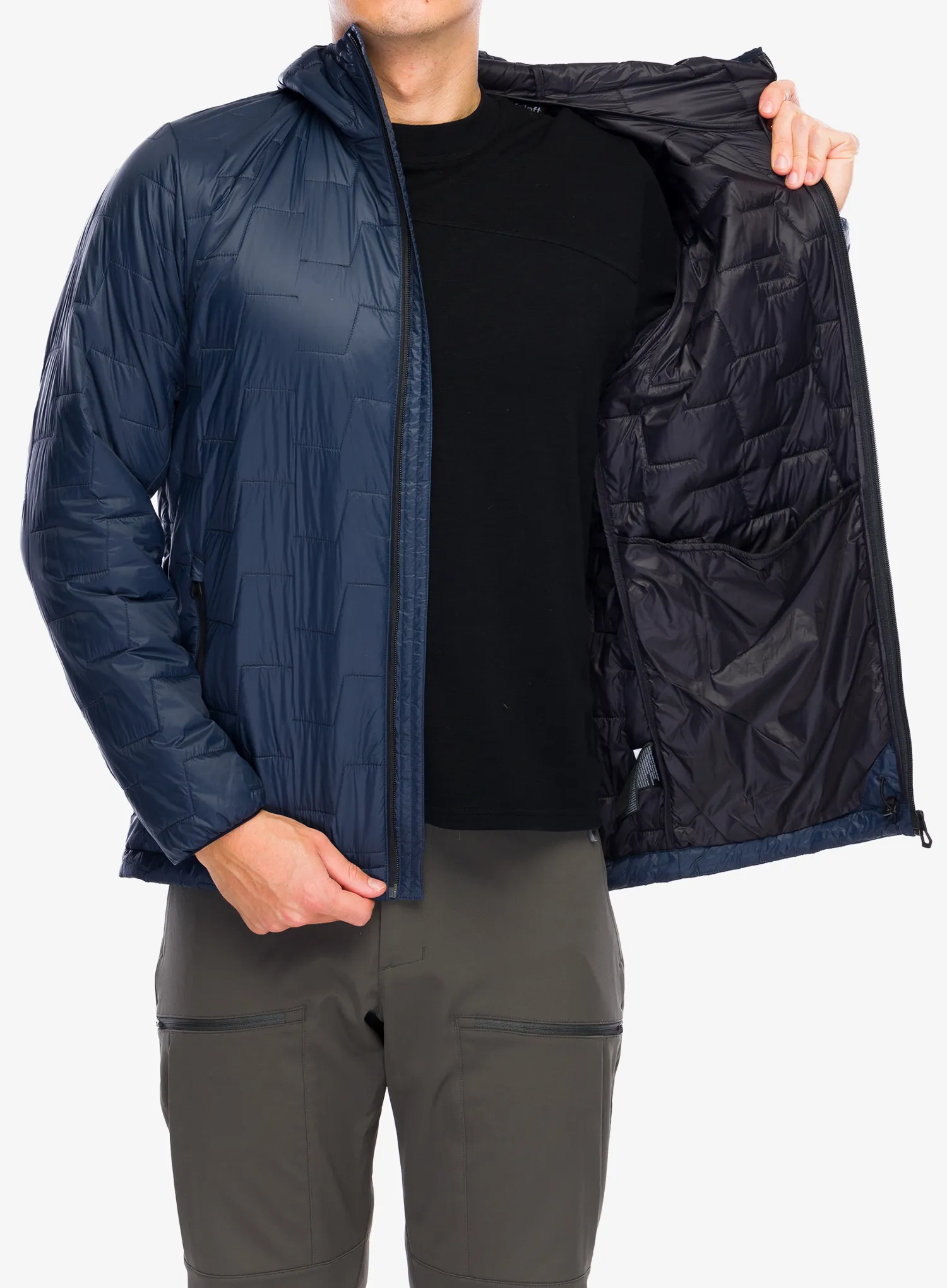 Sintetična jakna Helly Hansen Lifaloft Hooded Insulator Jacket - navy