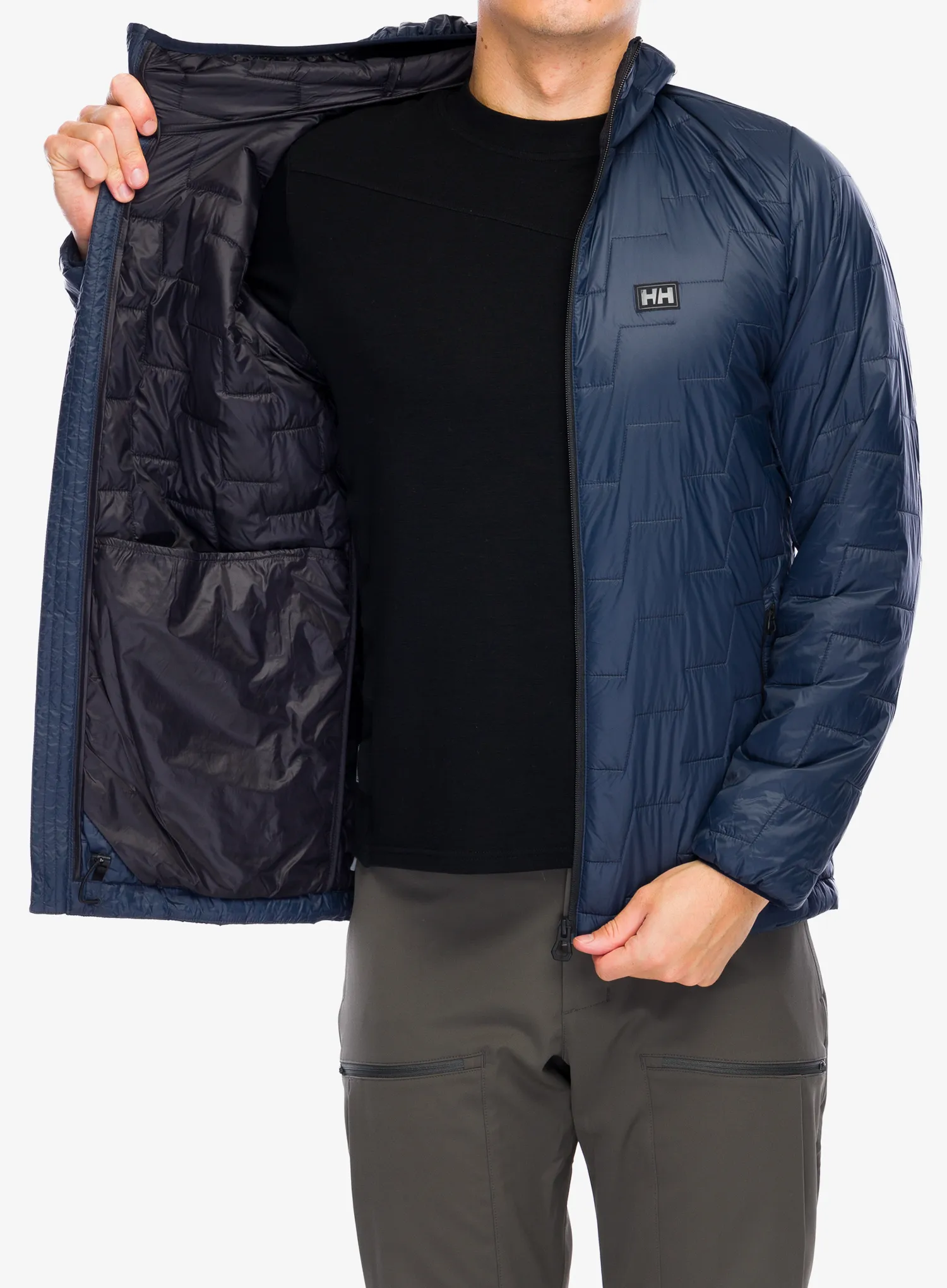 Sintetična jakna Helly Hansen Lifaloft Hooded Insulator Jacket - navy