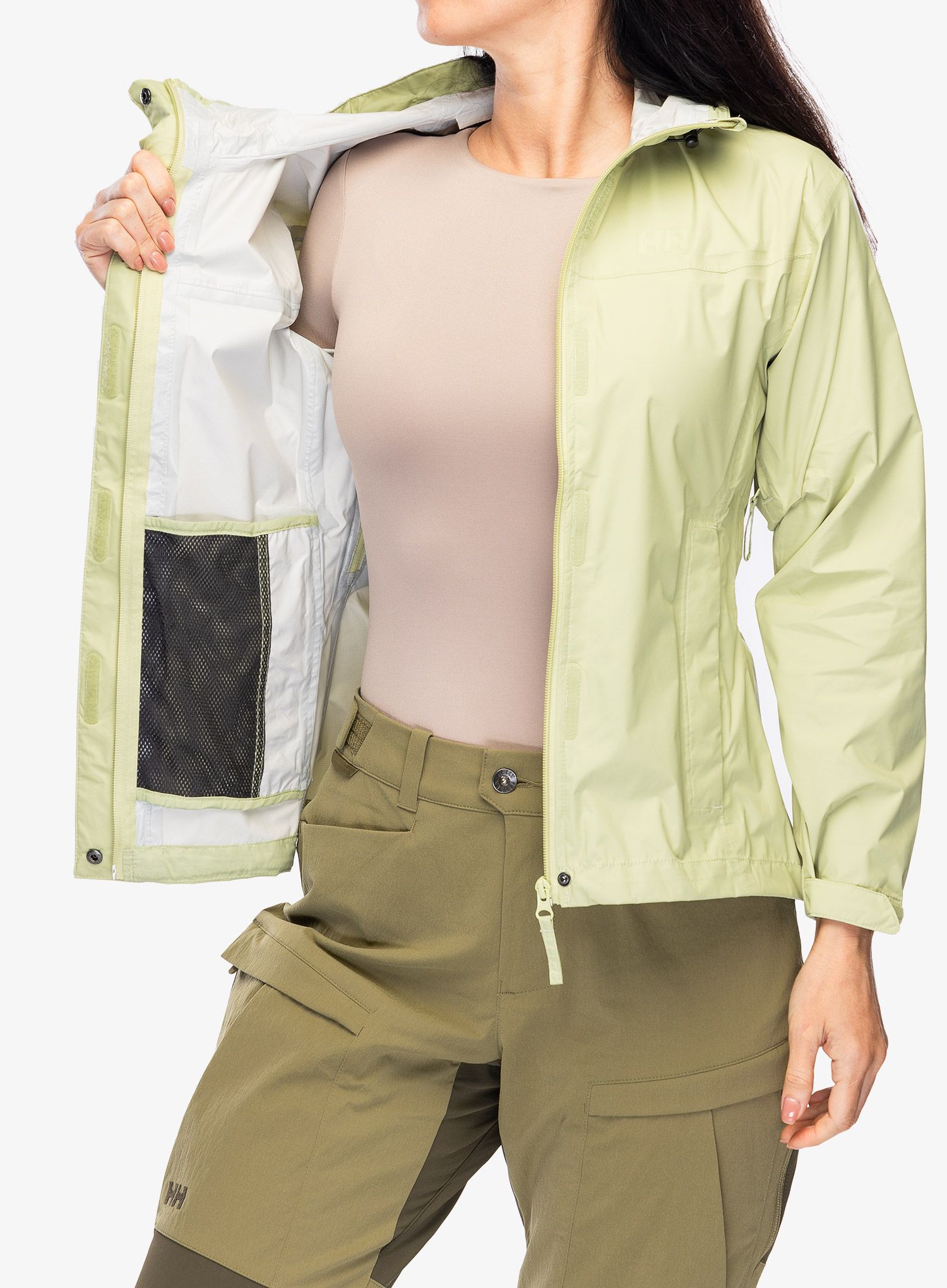 Ženska nepremočljiva jakna Helly Hansen Loke Jacket - iced matcha