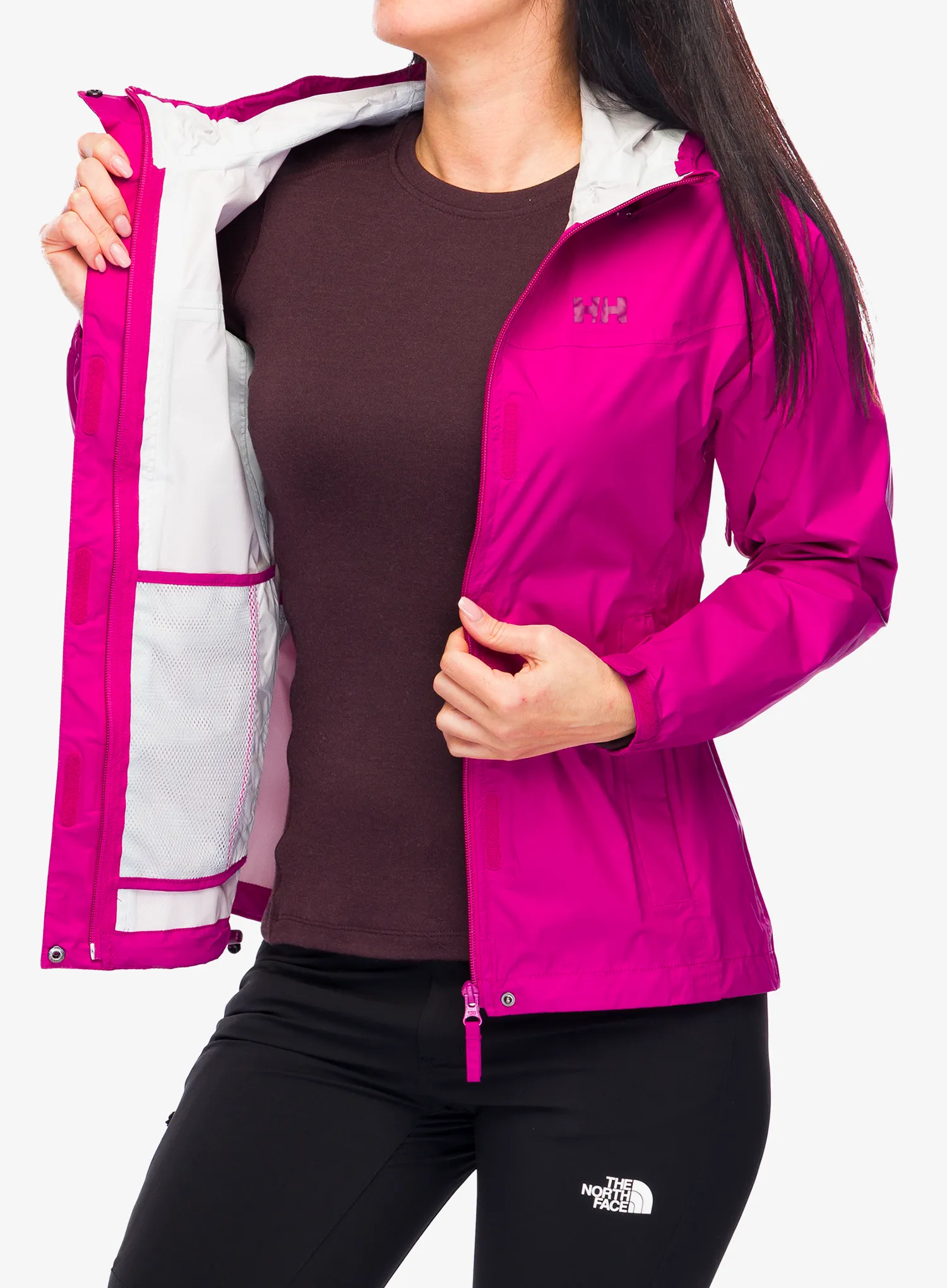 Ženska nepremočljiva jakna Helly Hansen Loke Jacket - magenta 2.0