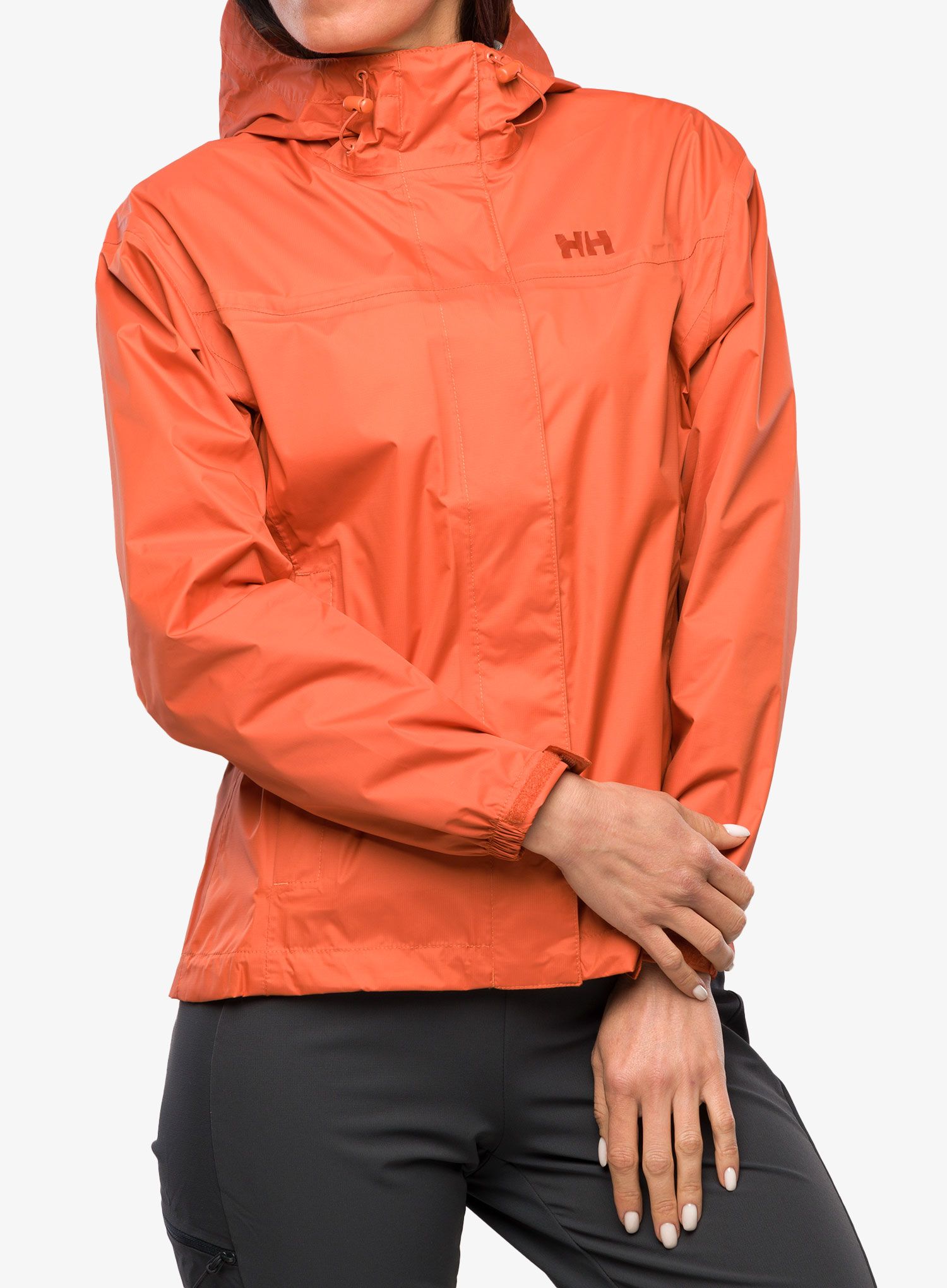 Ženska nepremočljiva jakna Helly Hansen Loke Jacket - terracotta