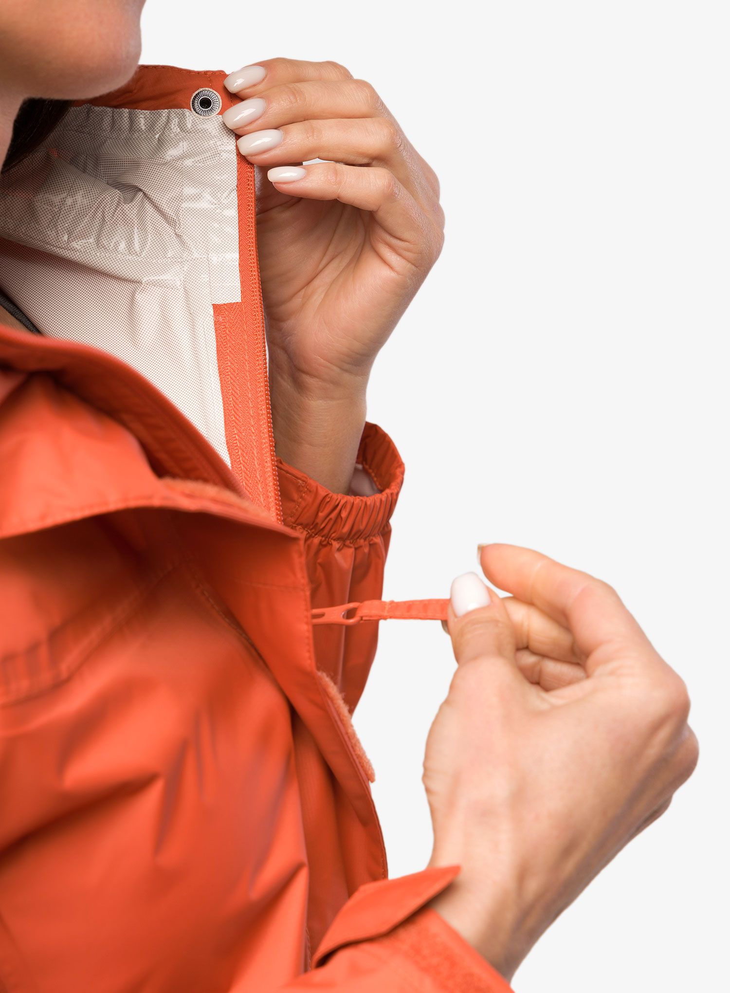 Ženska nepremočljiva jakna Helly Hansen Loke Jacket - terracotta