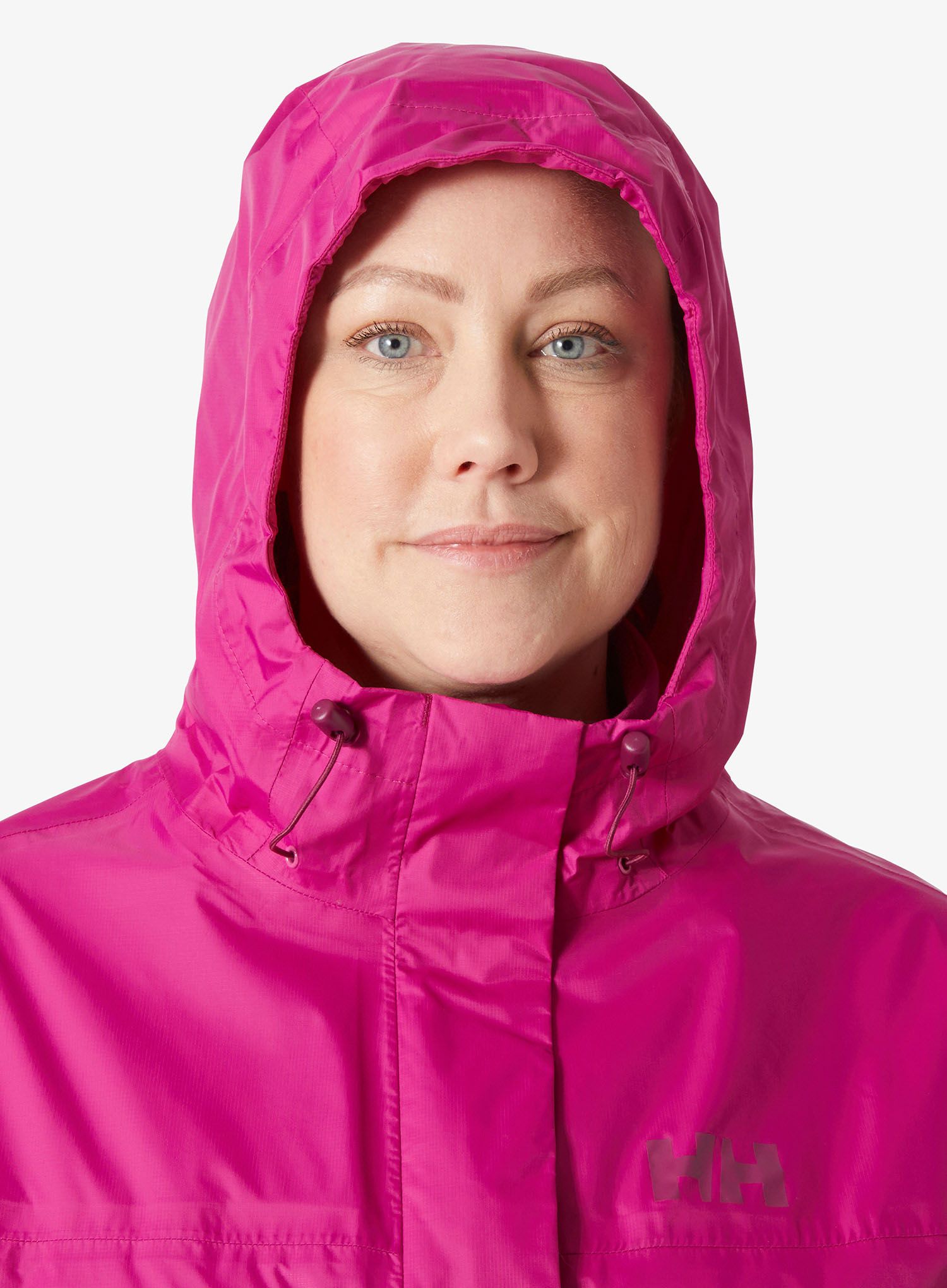 Ženska nepremočljiva jakna Helly Hansen Loke Plus Jacket - magenta 2.0