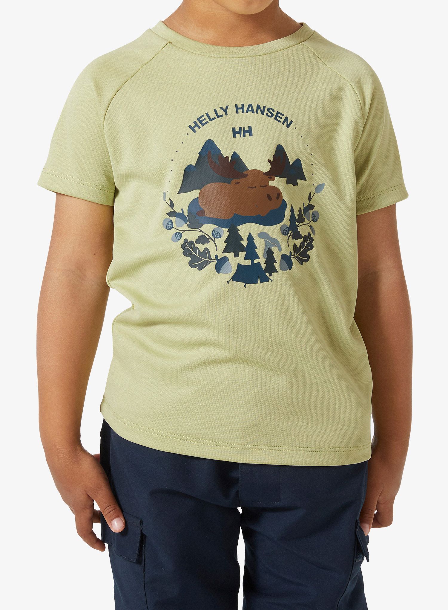 Otroška majica Helly Hansen Marka T-Shirt - matcha