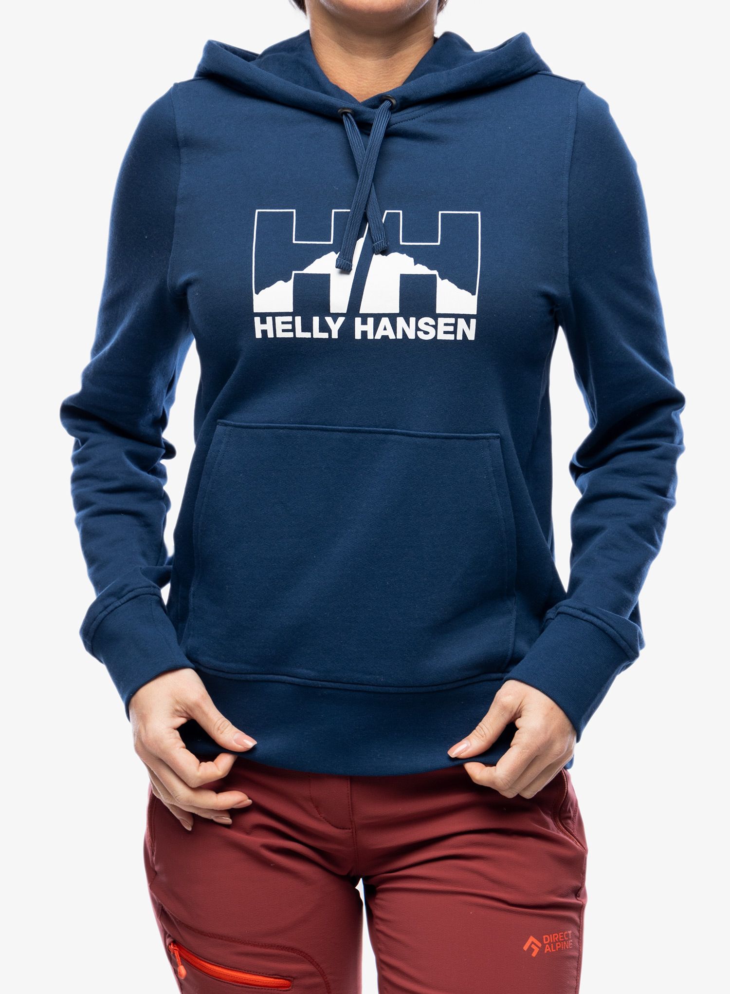 Ženska jopica Helly Hansen Nord Graph Pullover Hoodie - ocean