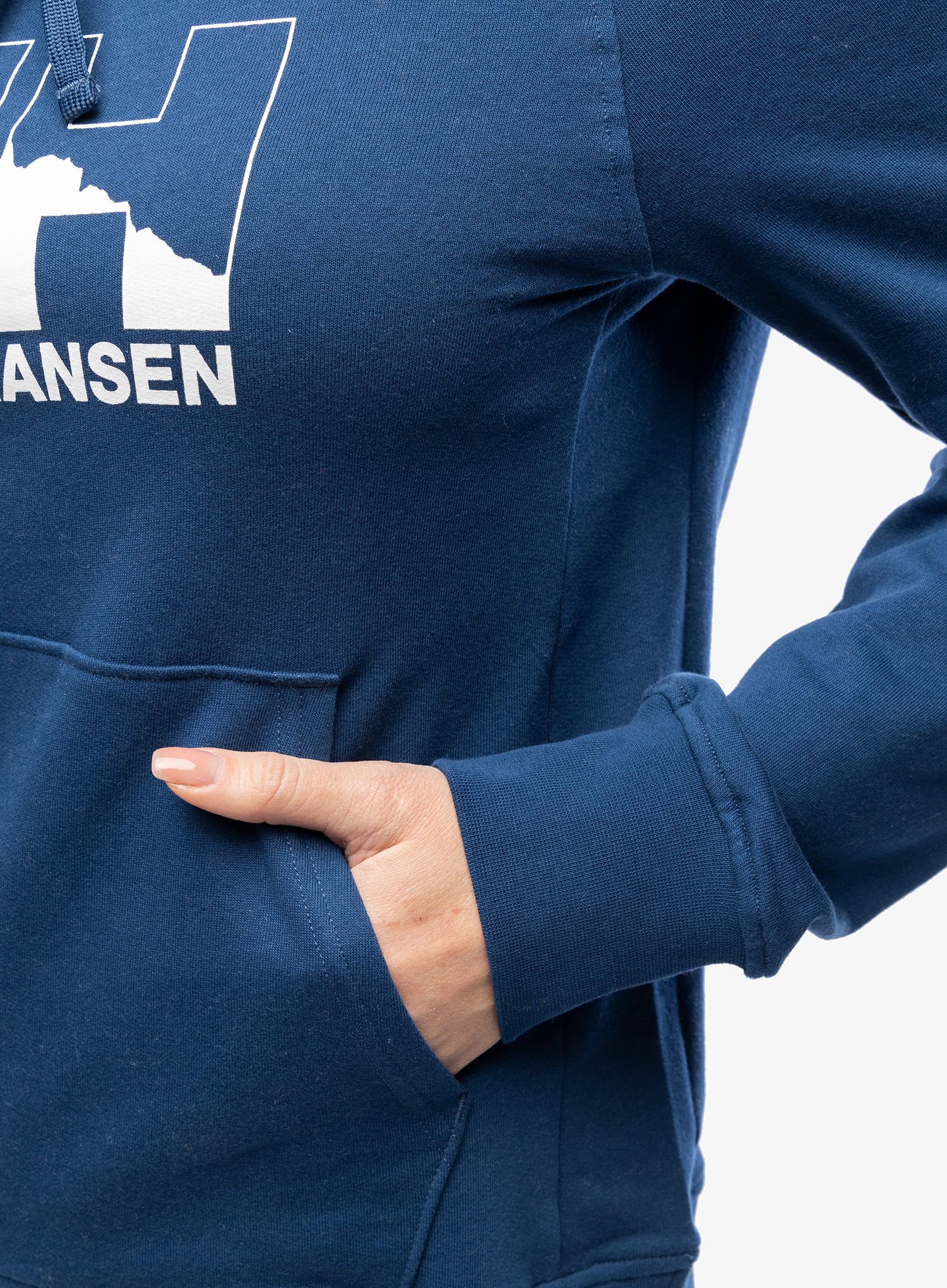Ženska jopica Helly Hansen Nord Graph Pullover Hoodie - ocean