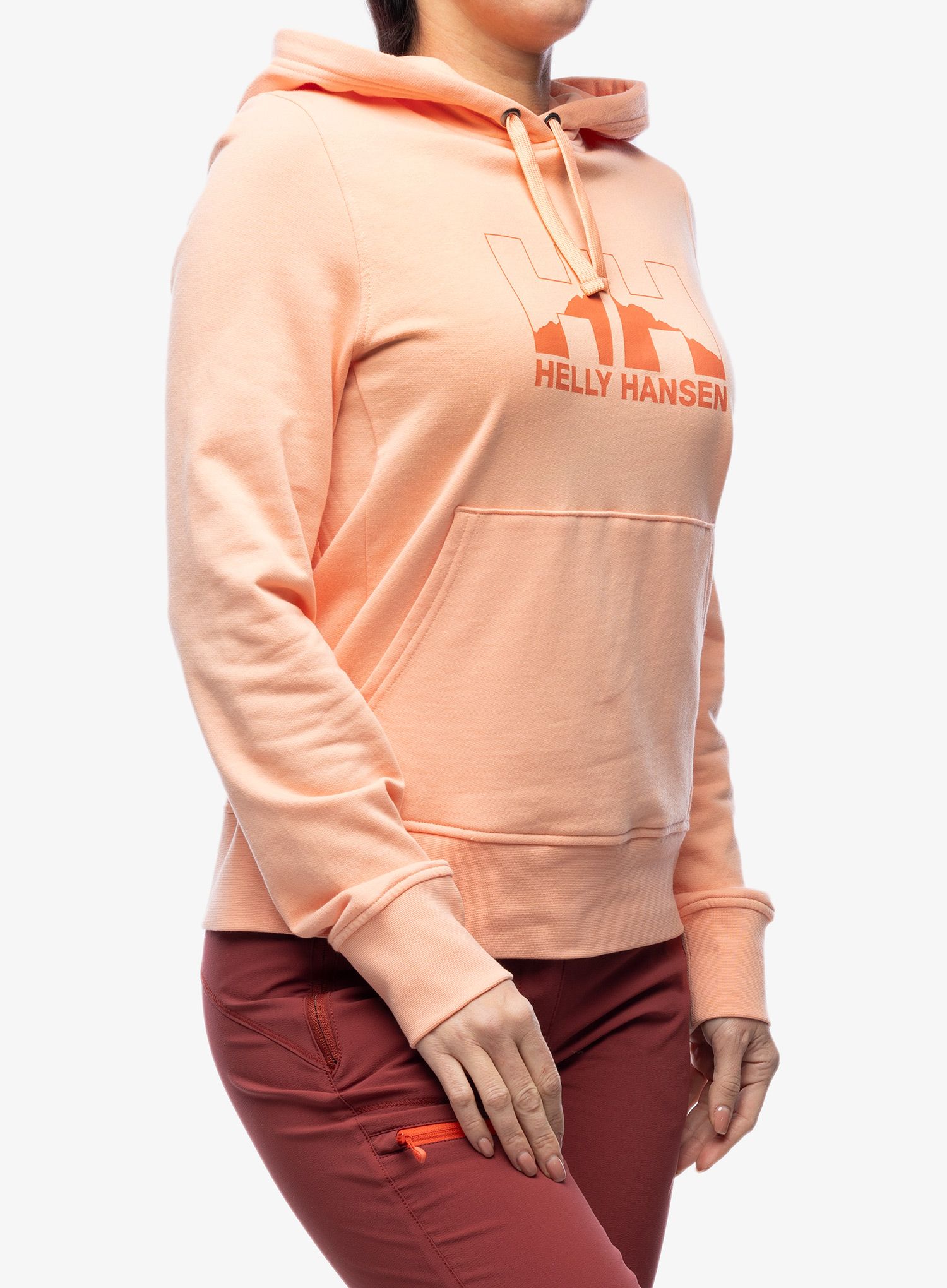 Ženska jopica Helly Hansen Nord Graph Pullover Hoodie - rose quartz