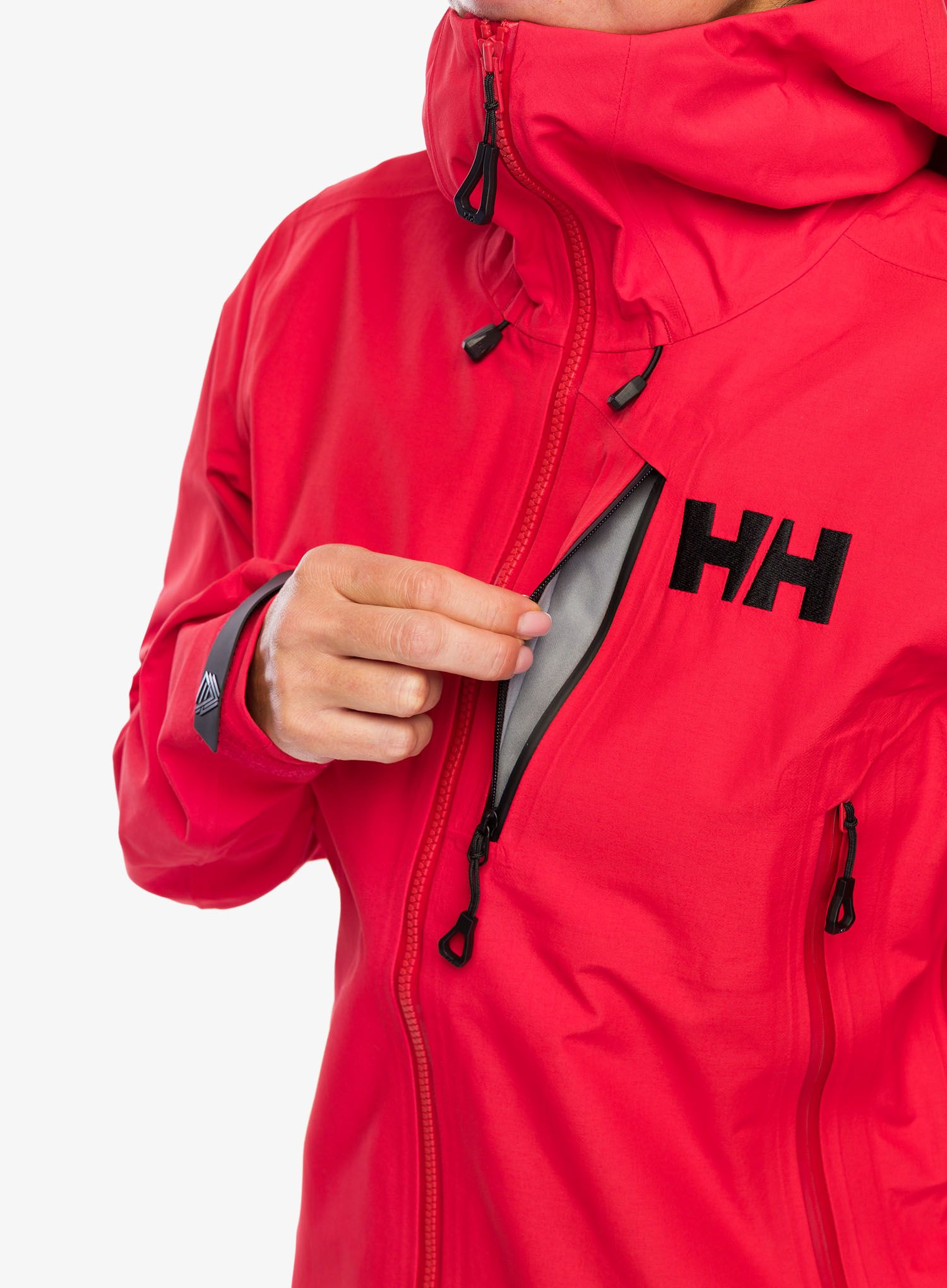 Ženska hardshell jakna Helly Hansen Odin 9 Worlds 3.0 Jacket - alert red