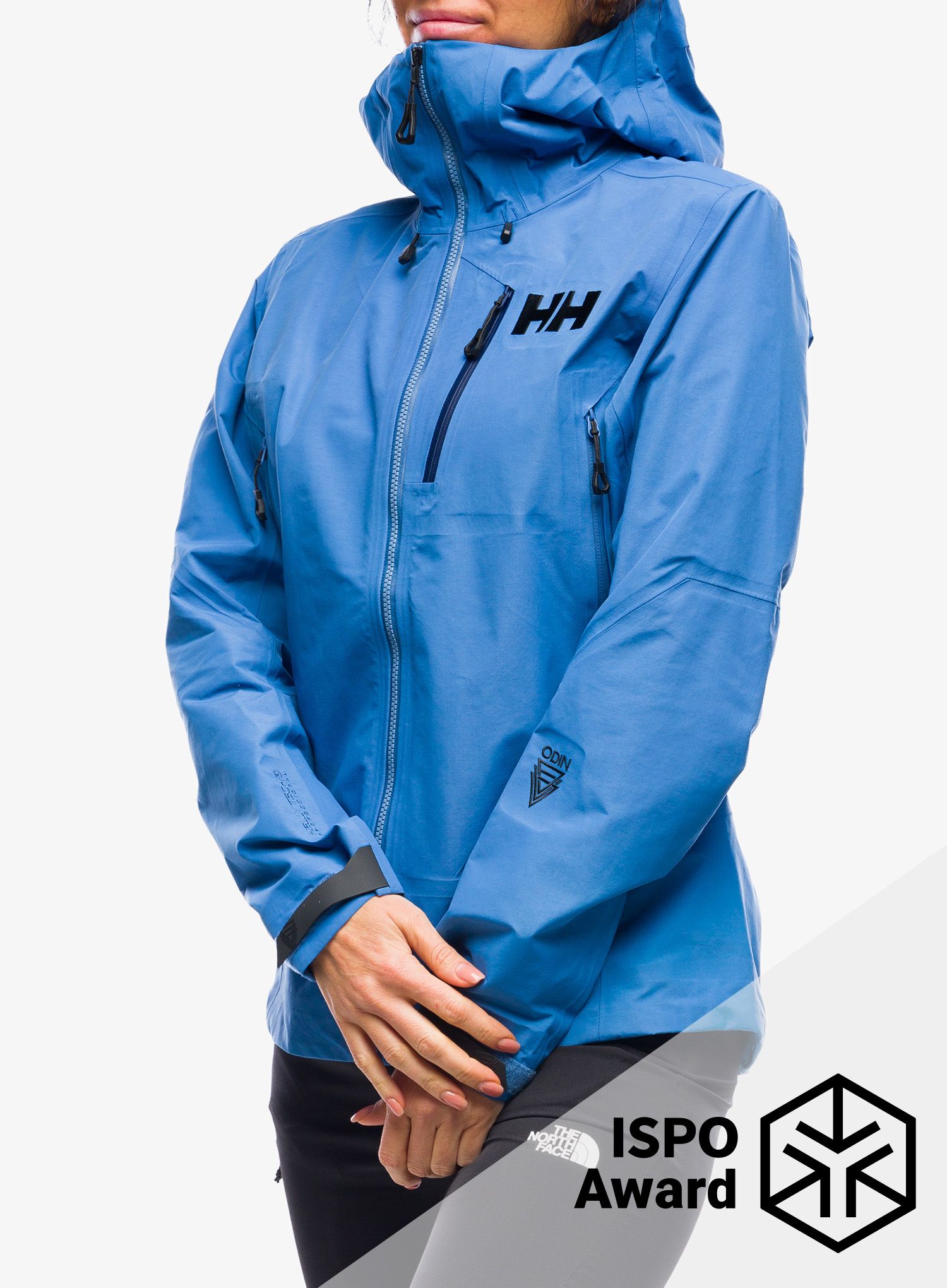 Ženska nepremočljiva jakna Helly Hansen Odin 9 Worlds 3.0 Jacket - azurite