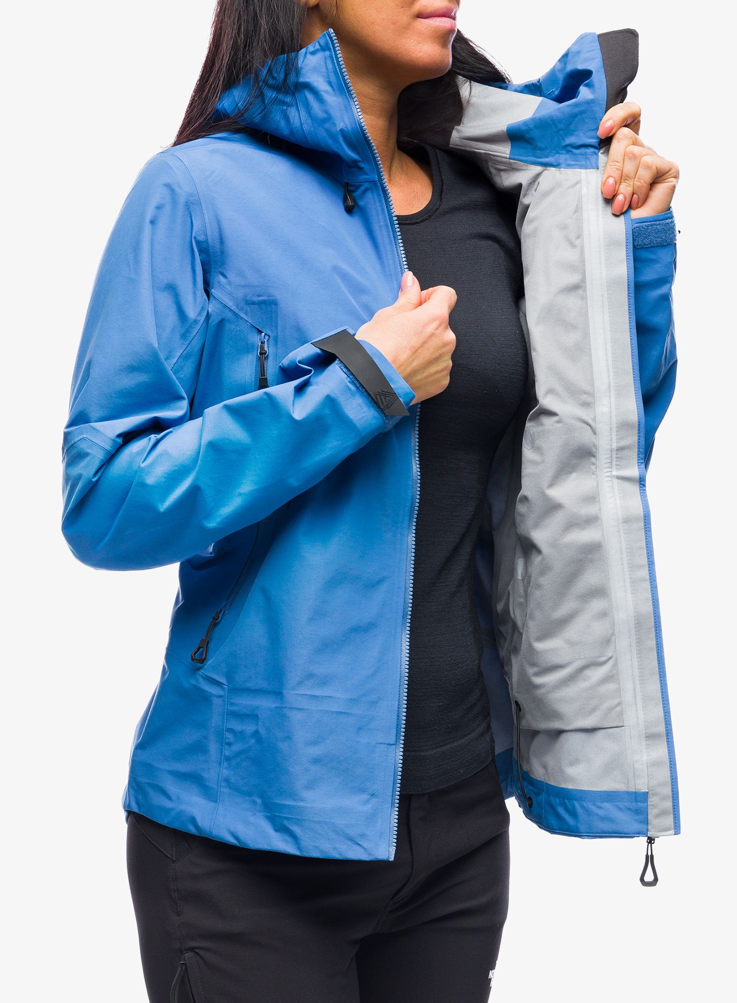 Ženska nepremočljiva jakna Helly Hansen Odin 9 Worlds 3.0 Jacket - azurite