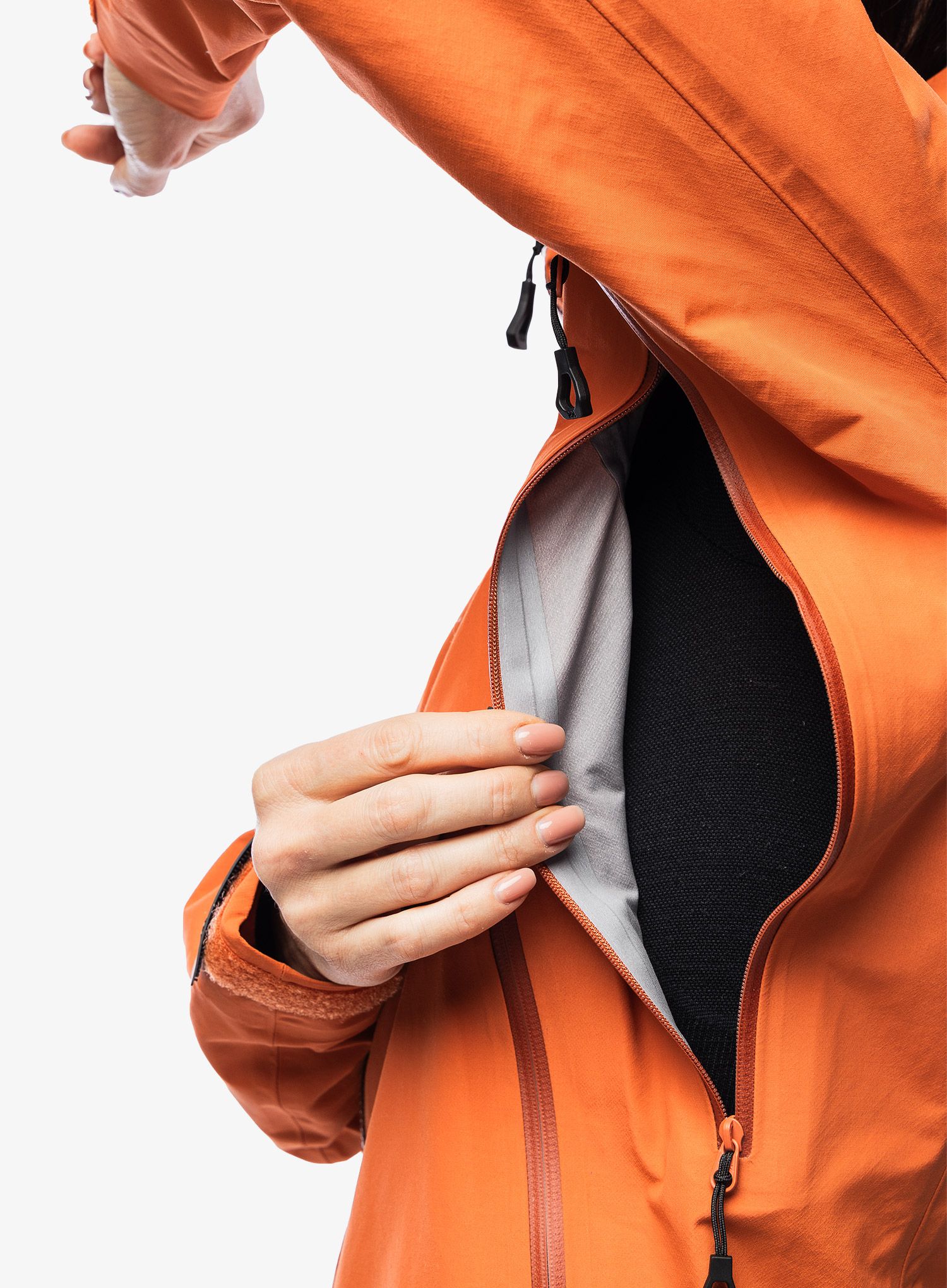 Ženska nepremočljiva jakna Helly Hansen Odin 9 Worlds 3.0 Jacket - terracotta