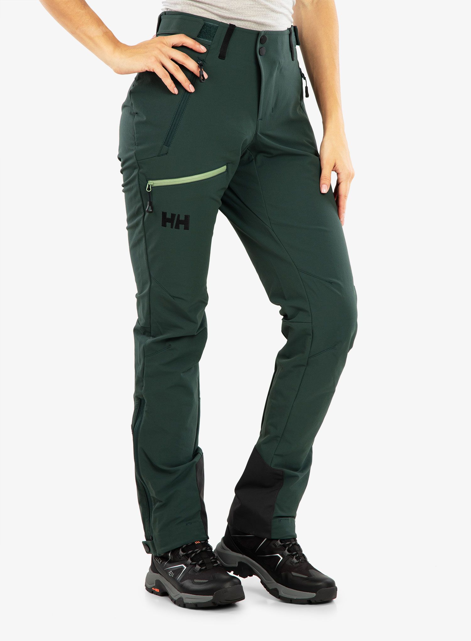 Ženske hlače Helly Hansen Odin Munnin 2.0 Pant - darkest spruce
