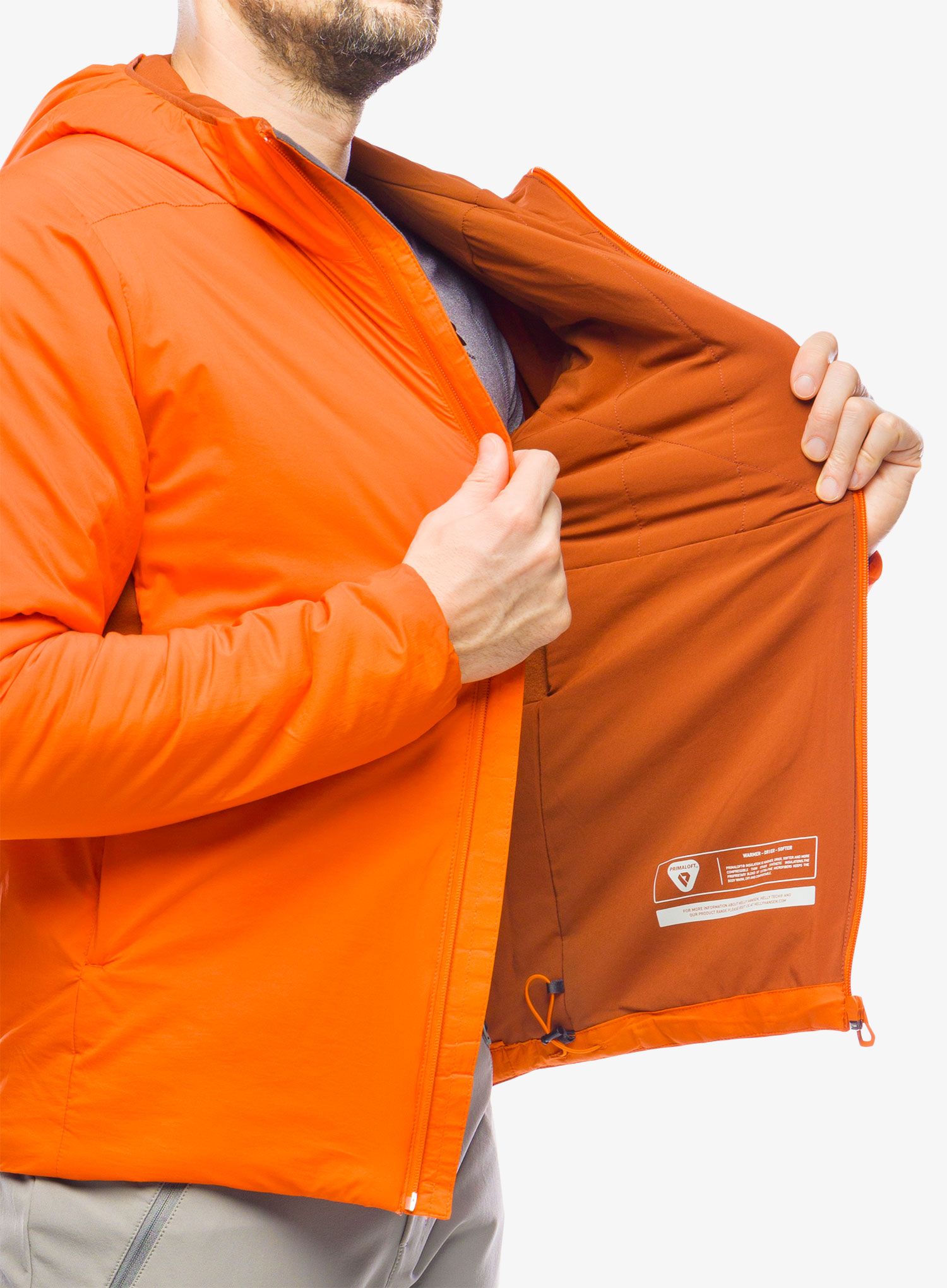 Sintetična jakna Helly Hansen Odin Stretch Hooded Insulator - patrol orange
