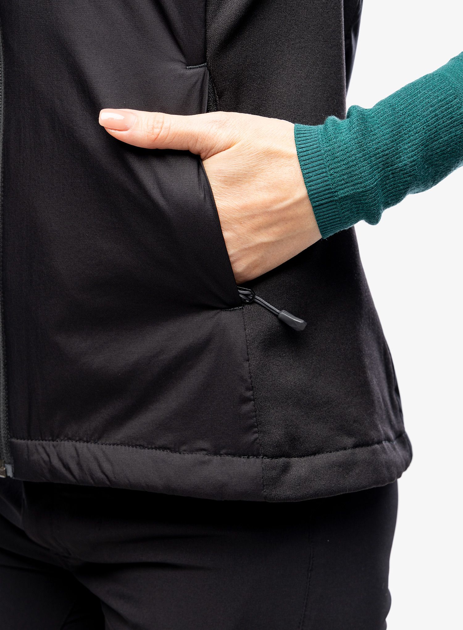 Ženski brezrokavnik Helly Hansen Odin Stretch Light Insulator - black