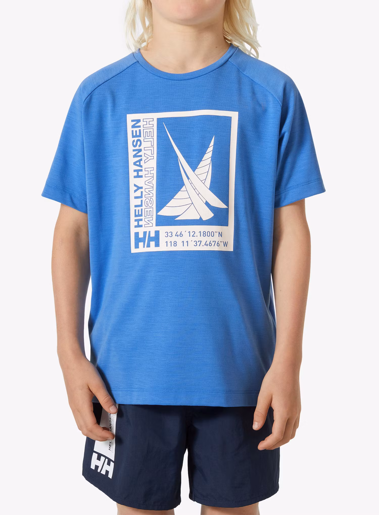 Otroška majica Helly Hansen Port T-Shirt - ultra blue