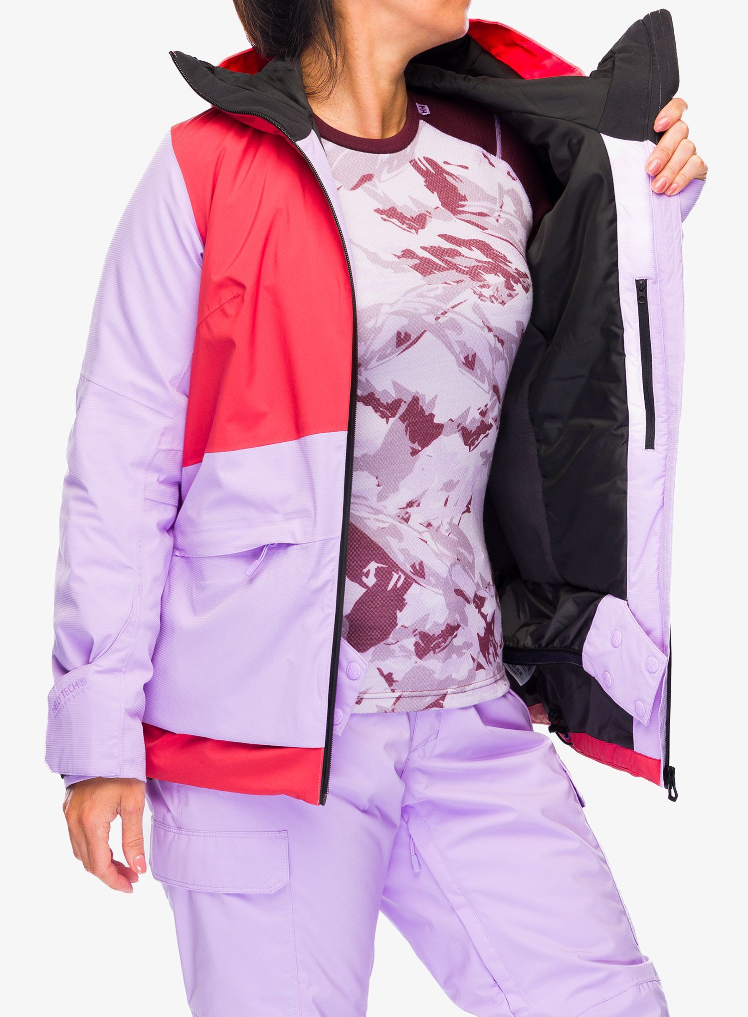 Ženska smučarska jakna Helly Hansen Powchaser 2.0 Jacket - heather