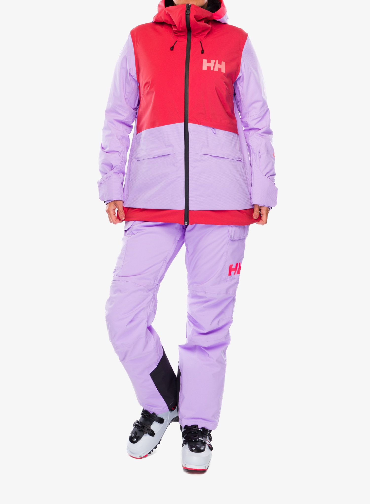 Ženska smučarska jakna Helly Hansen Powchaser 2.0 Jacket - heather