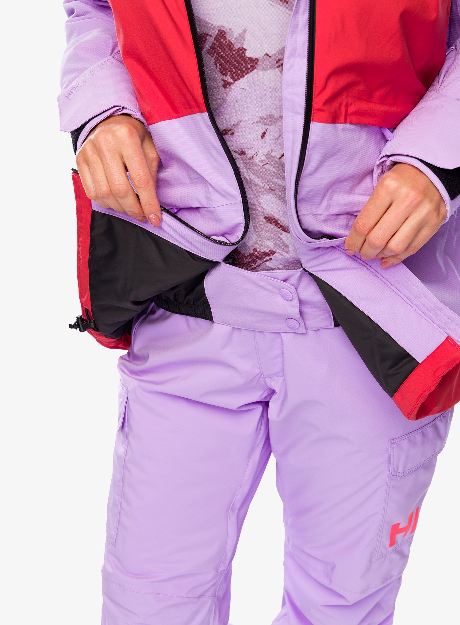 Ženska smučarska jakna Helly Hansen Powchaser 2.0 Jacket - heather