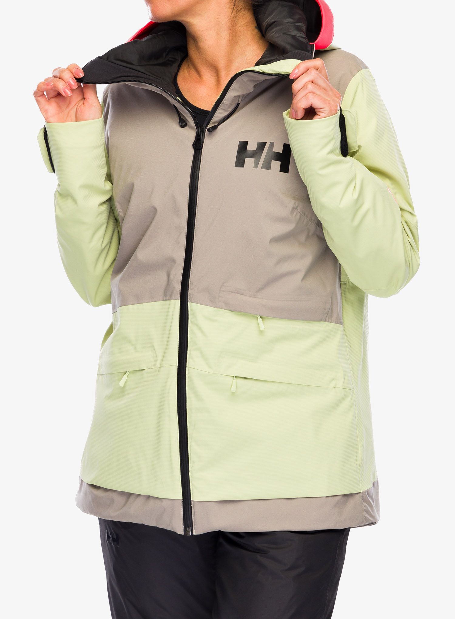 Ženska smučarska jakna Helly Hansen Powchaser 2.0 Jacket - iced matcha