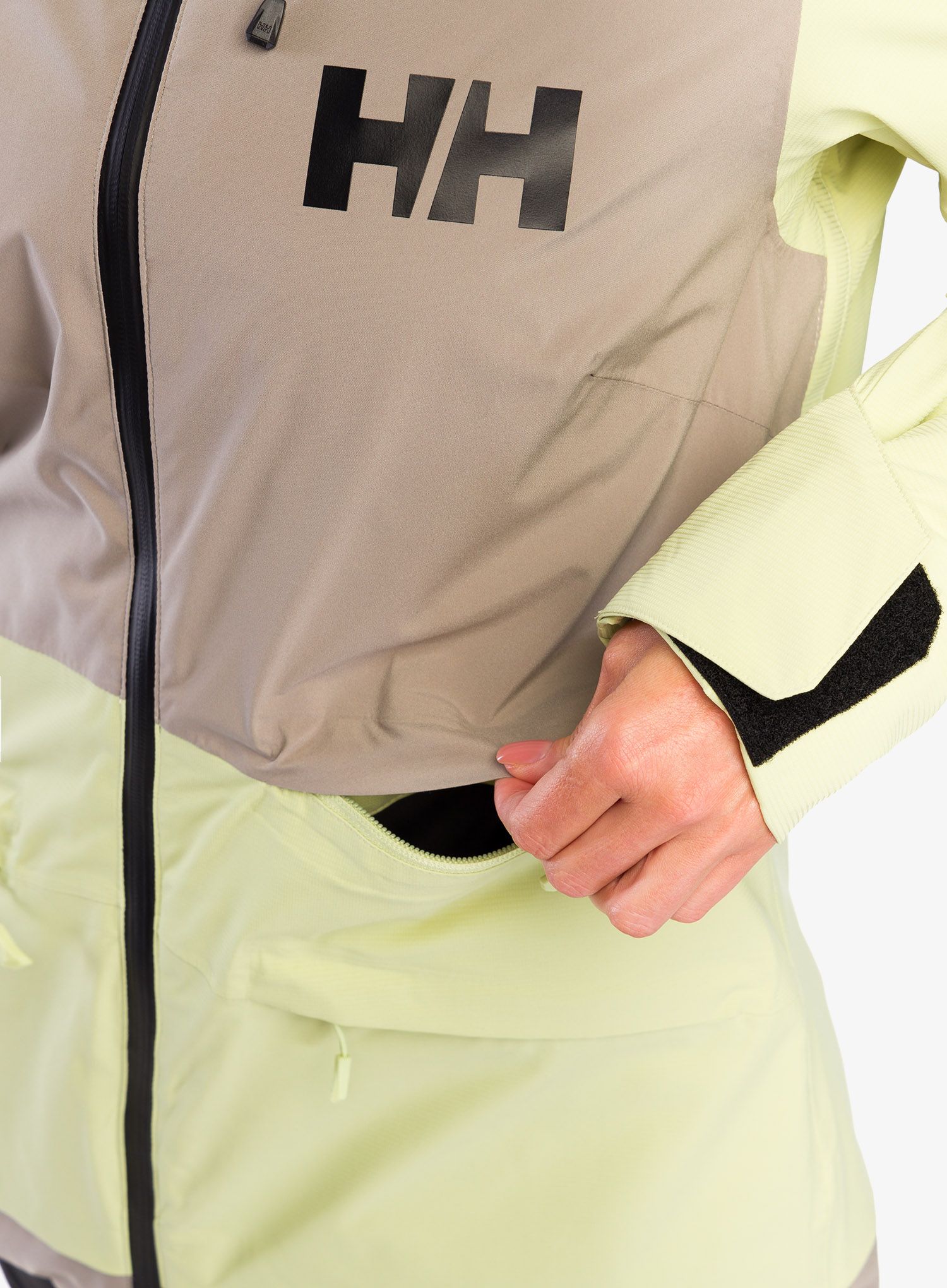 Ženska smučarska jakna Helly Hansen Powchaser 2.0 Jacket - iced matcha
