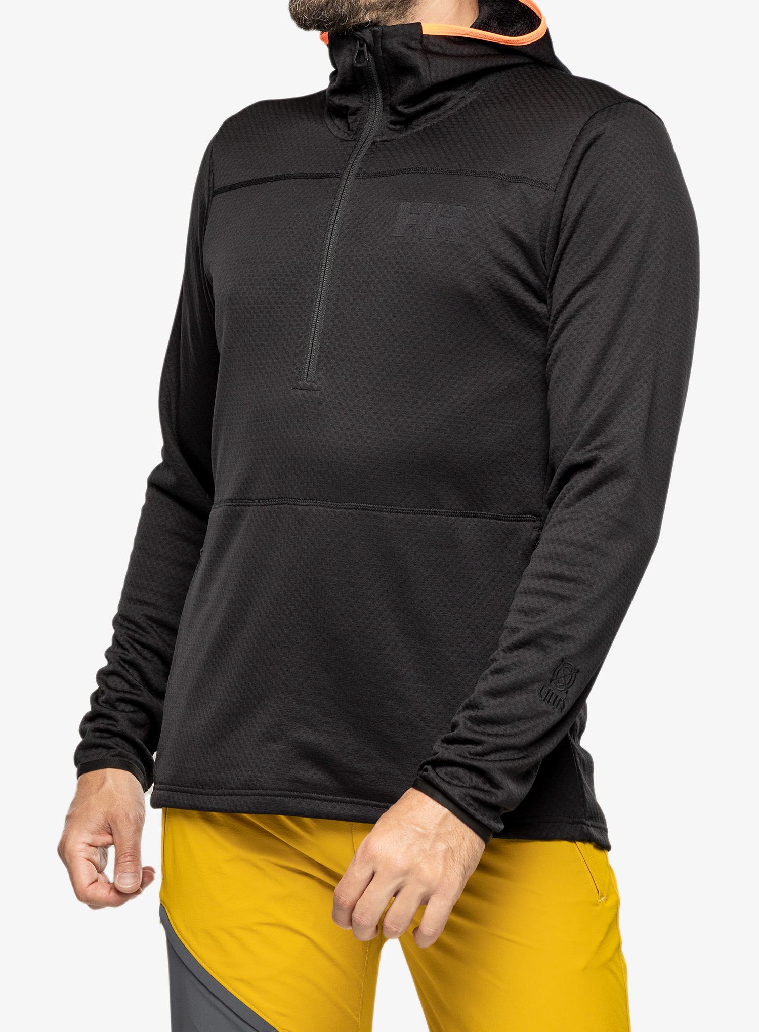 Jopica z zadrgo Helly Hansen Powdreamer Midlayer - black