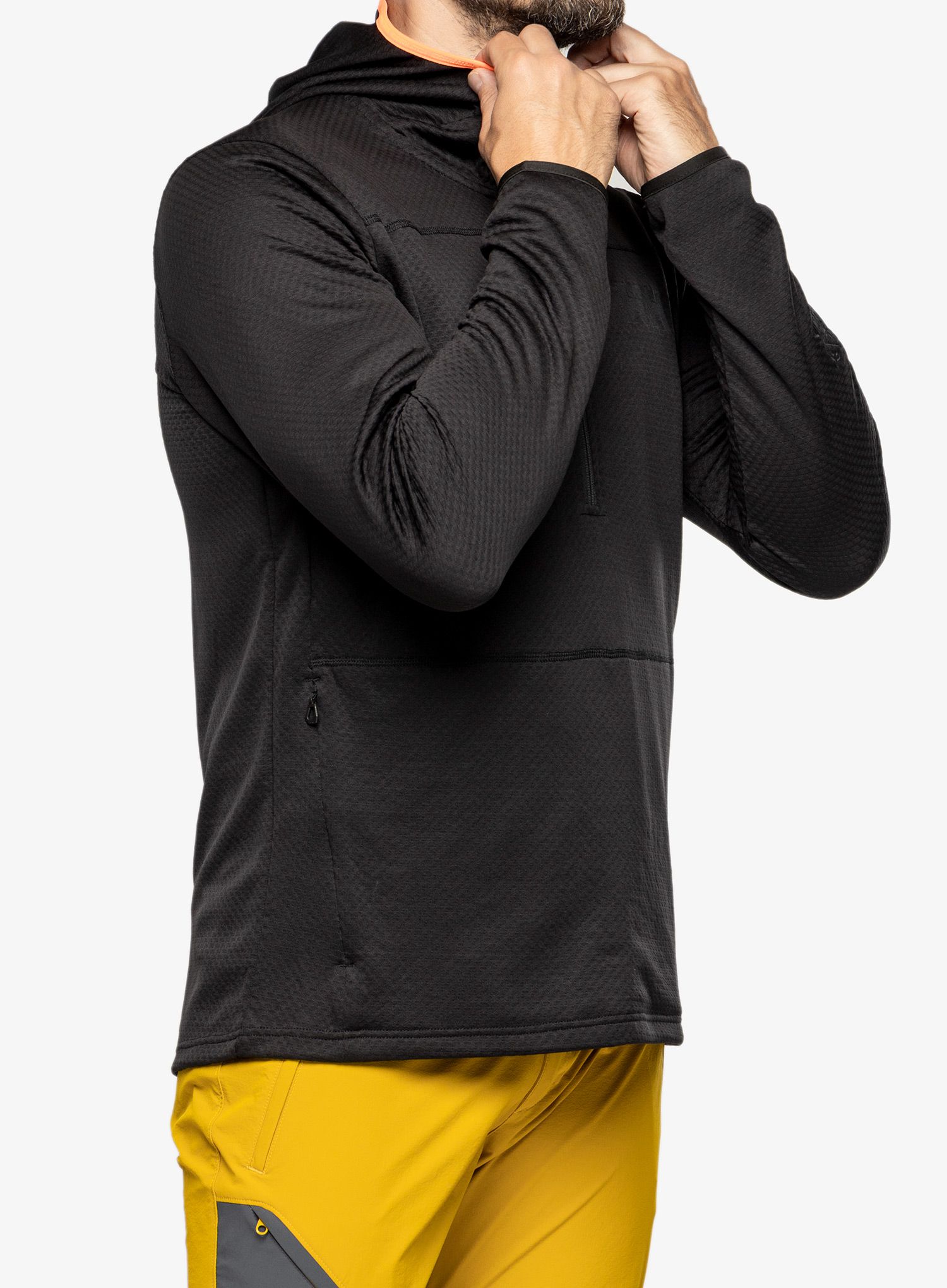 Jopica z zadrgo Helly Hansen Powdreamer Midlayer - black