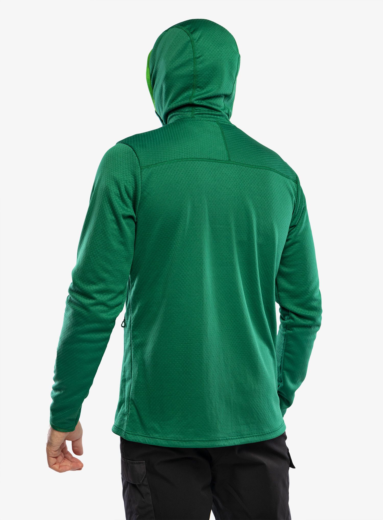 Jopica s kapuco Helly Hansen Powdreamer Midlayer - malachite