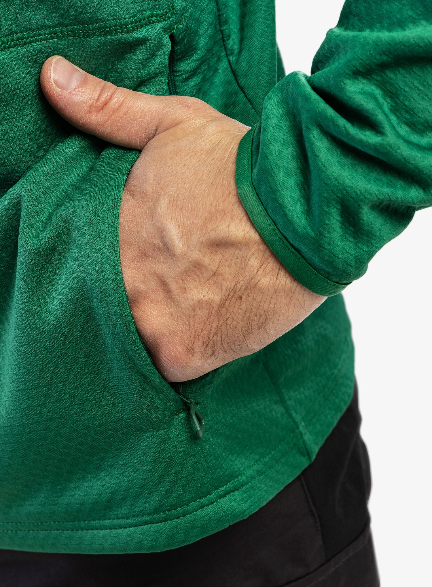 Jopica s kapuco Helly Hansen Powdreamer Midlayer - malachite