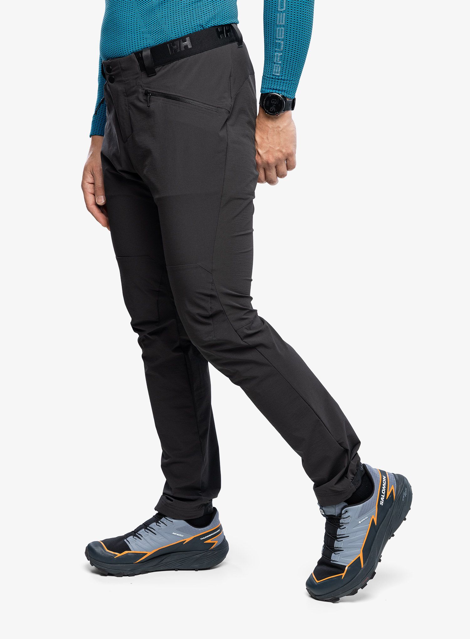 Hlače Helly Hansen Rask Light Softshell Pant - black