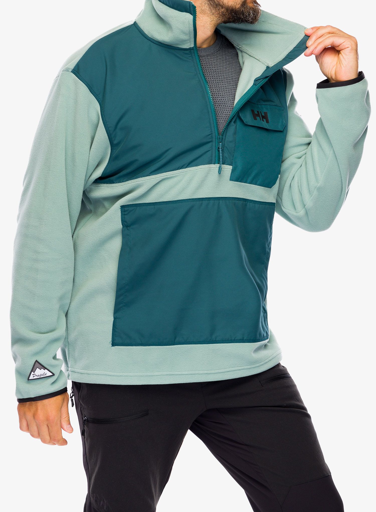Jopica Helly Hansen S-YU24 1/2 Zip Fleece - dark creek