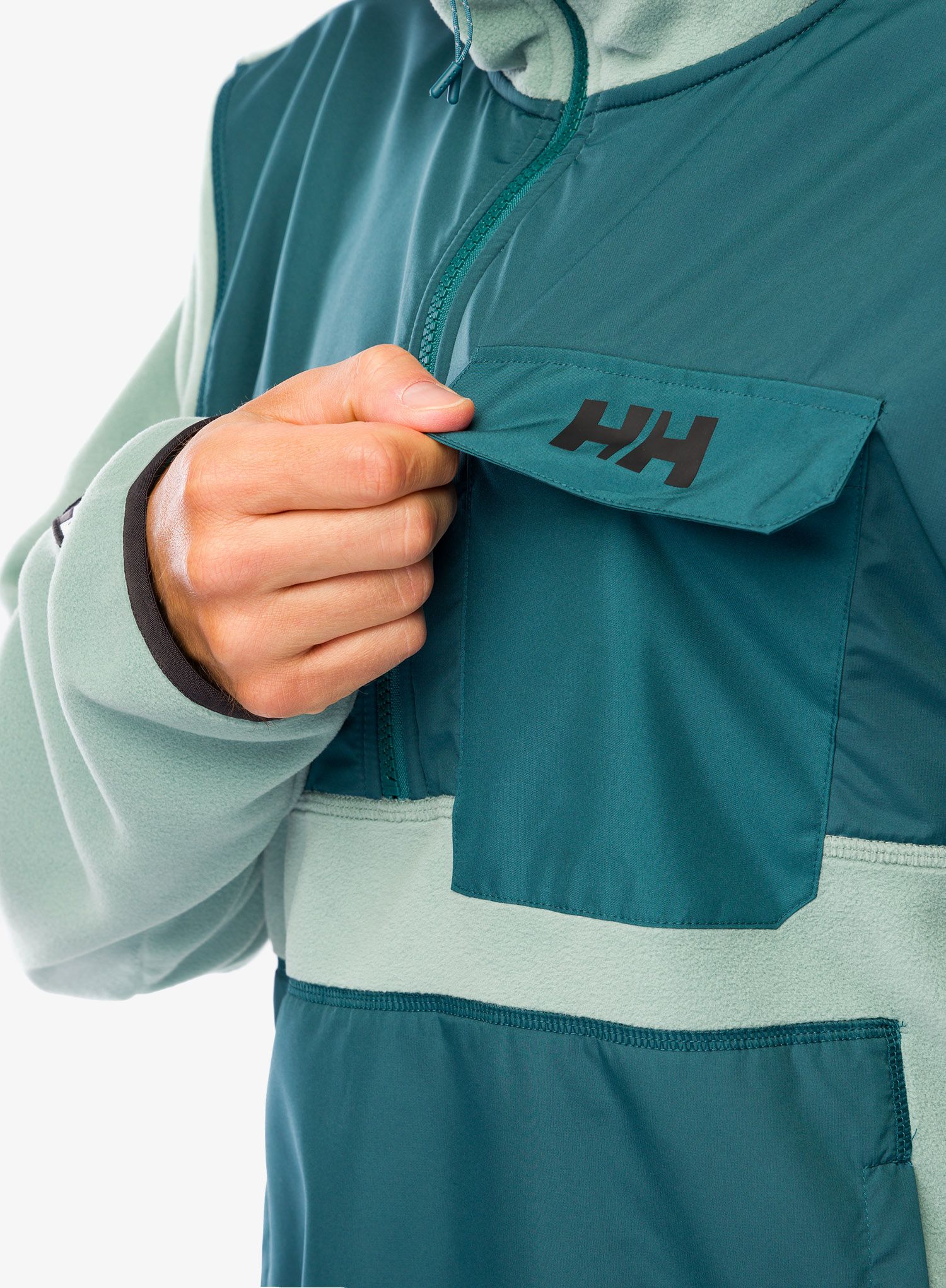 Jopica Helly Hansen S-YU24 1/2 Zip Fleece - dark creek