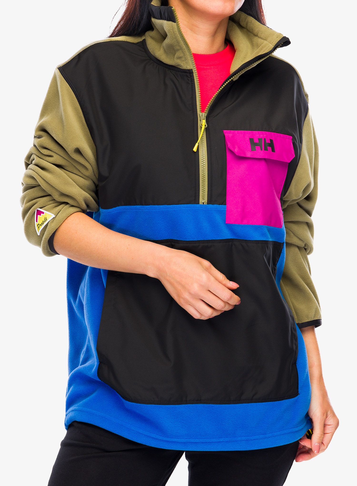 Jopica Helly Hansen S-YU24 1/2 Zip Fleece - terrain green