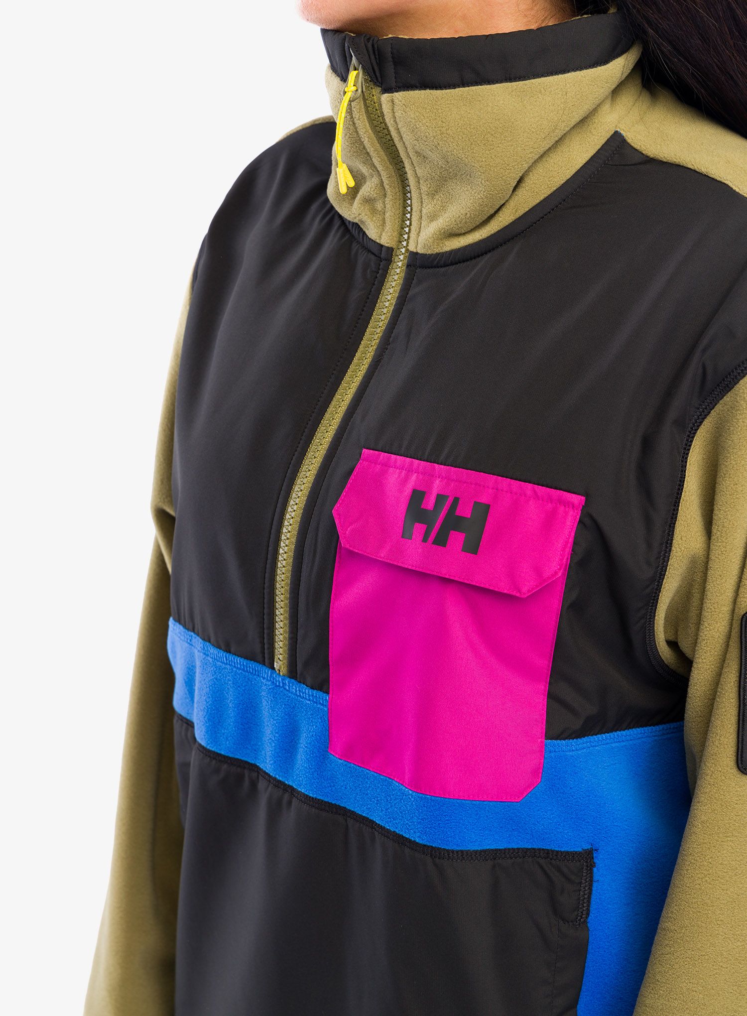 Jopica Helly Hansen S-YU24 1/2 Zip Fleece - terrain green