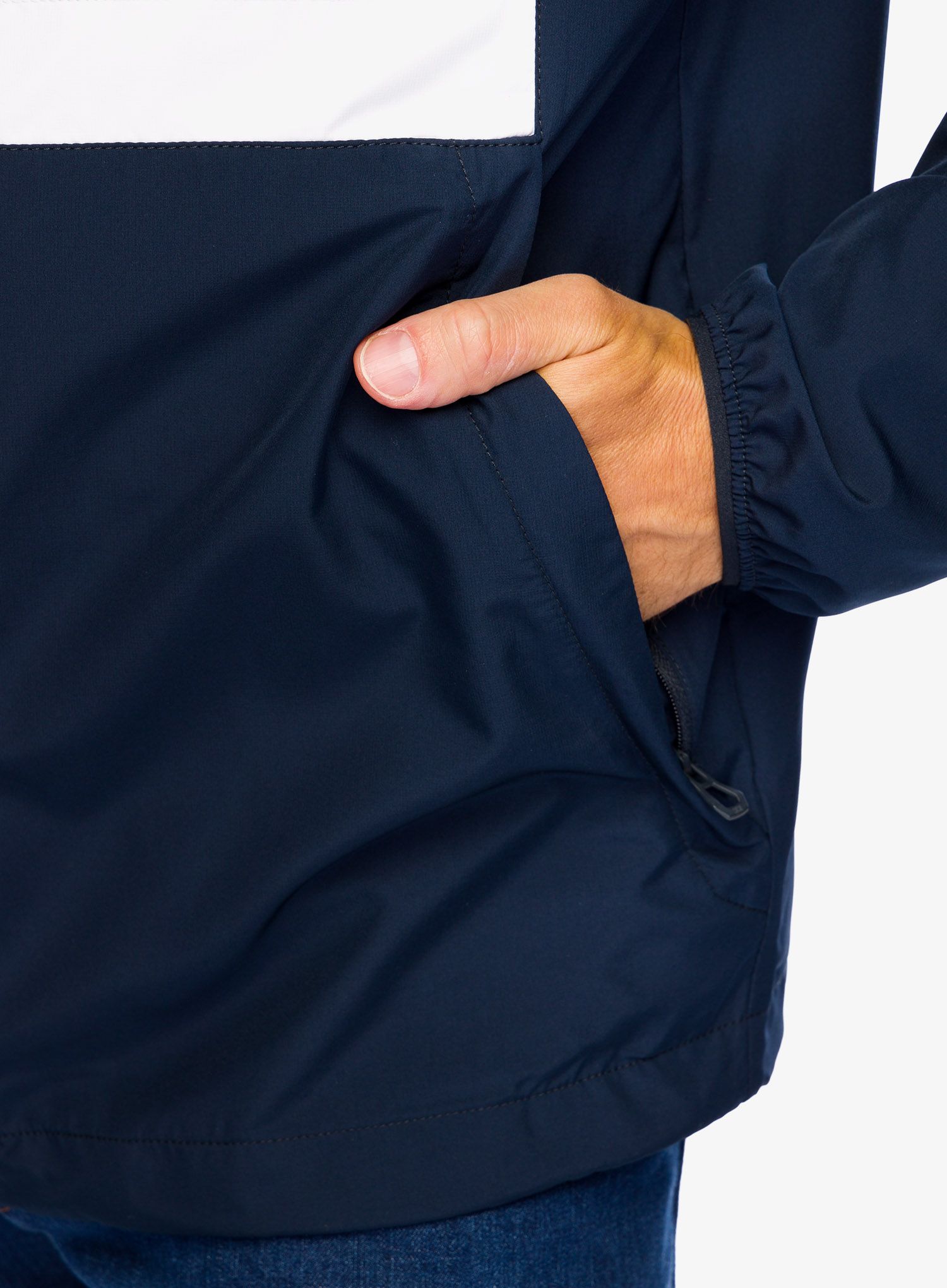 Jakna Helly Hansen Salt Striped Windbreaker Jacket - navy