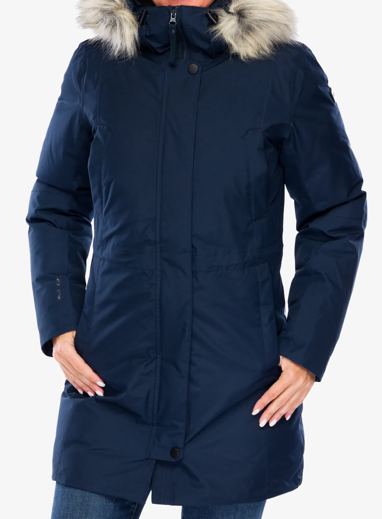 Ženski plašč Helly Hansen Senja Parka - navy