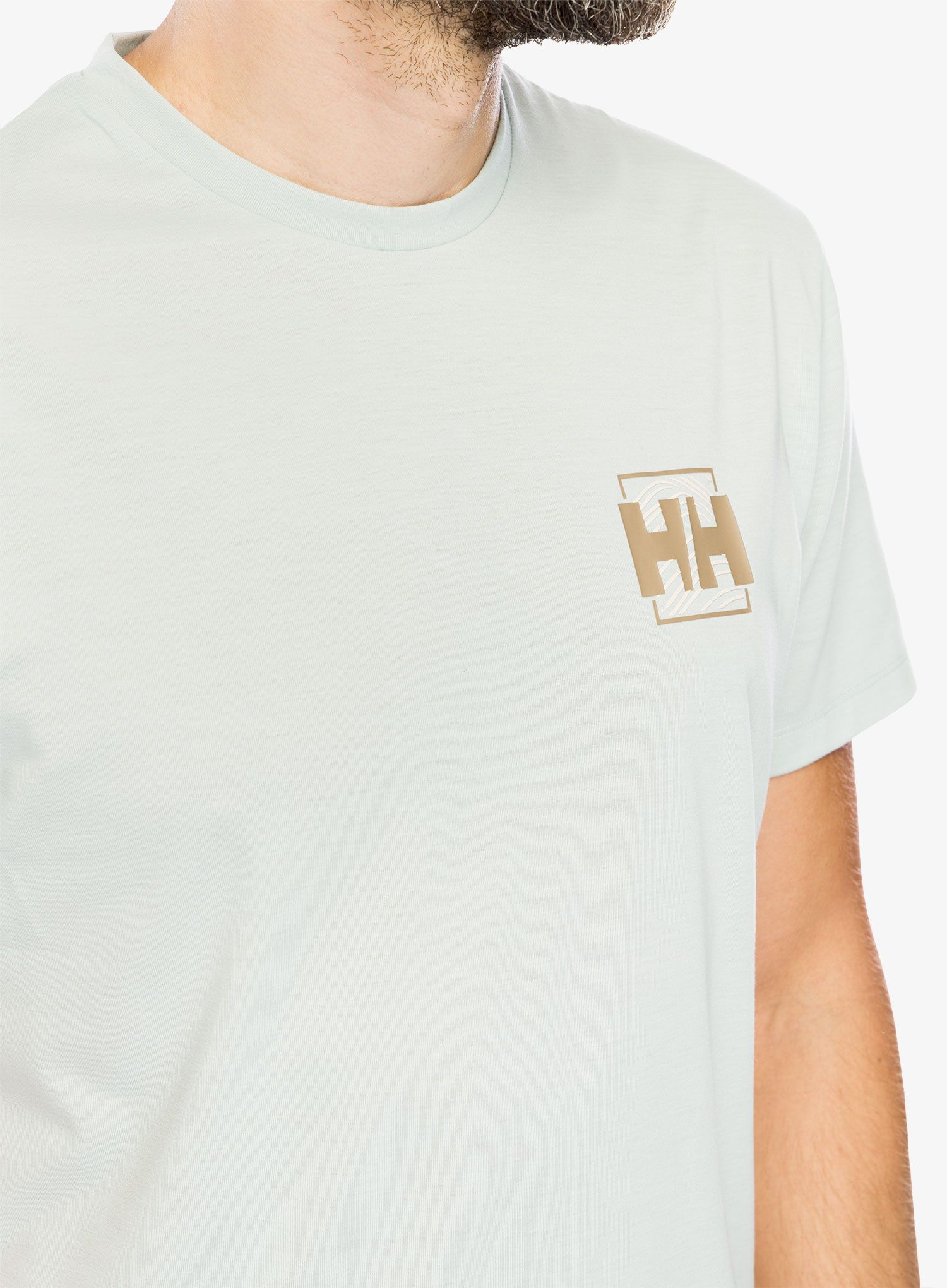 Športna majica Helly Hansen Skog Recycled Graphic T-Shirt - green mist