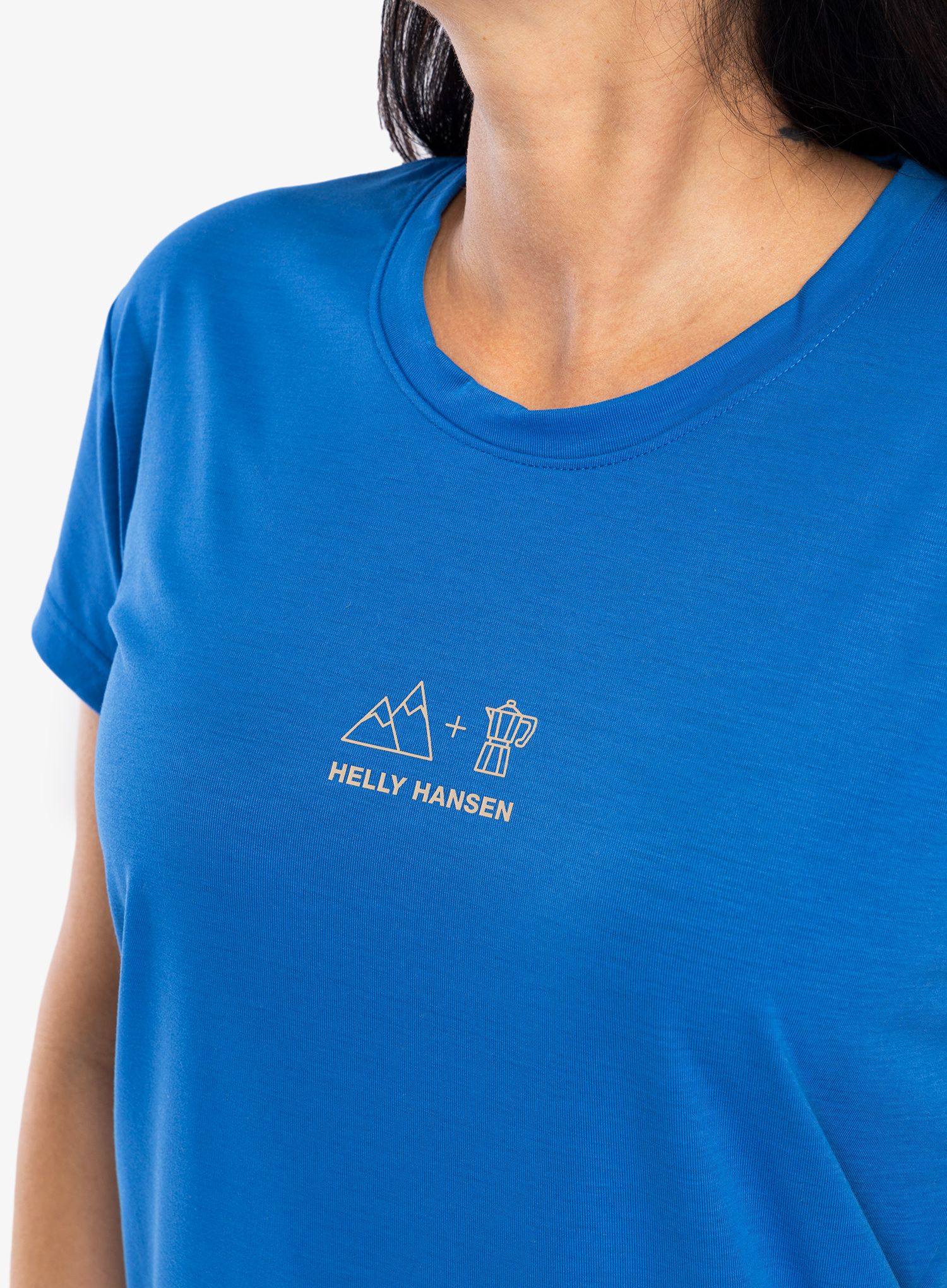 Ženska športna majica Helly Hansen Skog Recycled Graphic Tee - cobalt 2.0