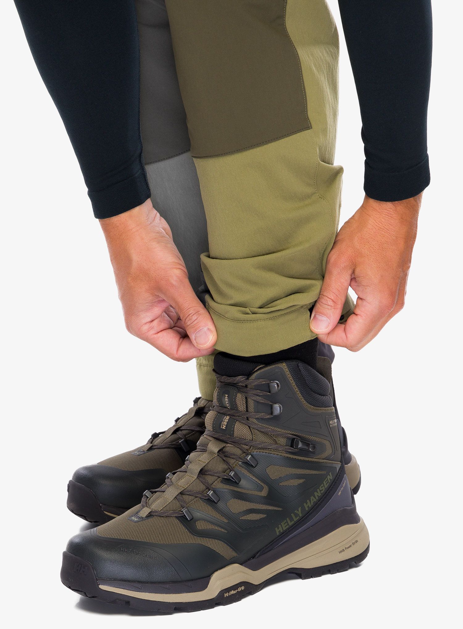 Moški pohodniški čevlji Helly Hansen Traverse HT Boot - utility green/beluga