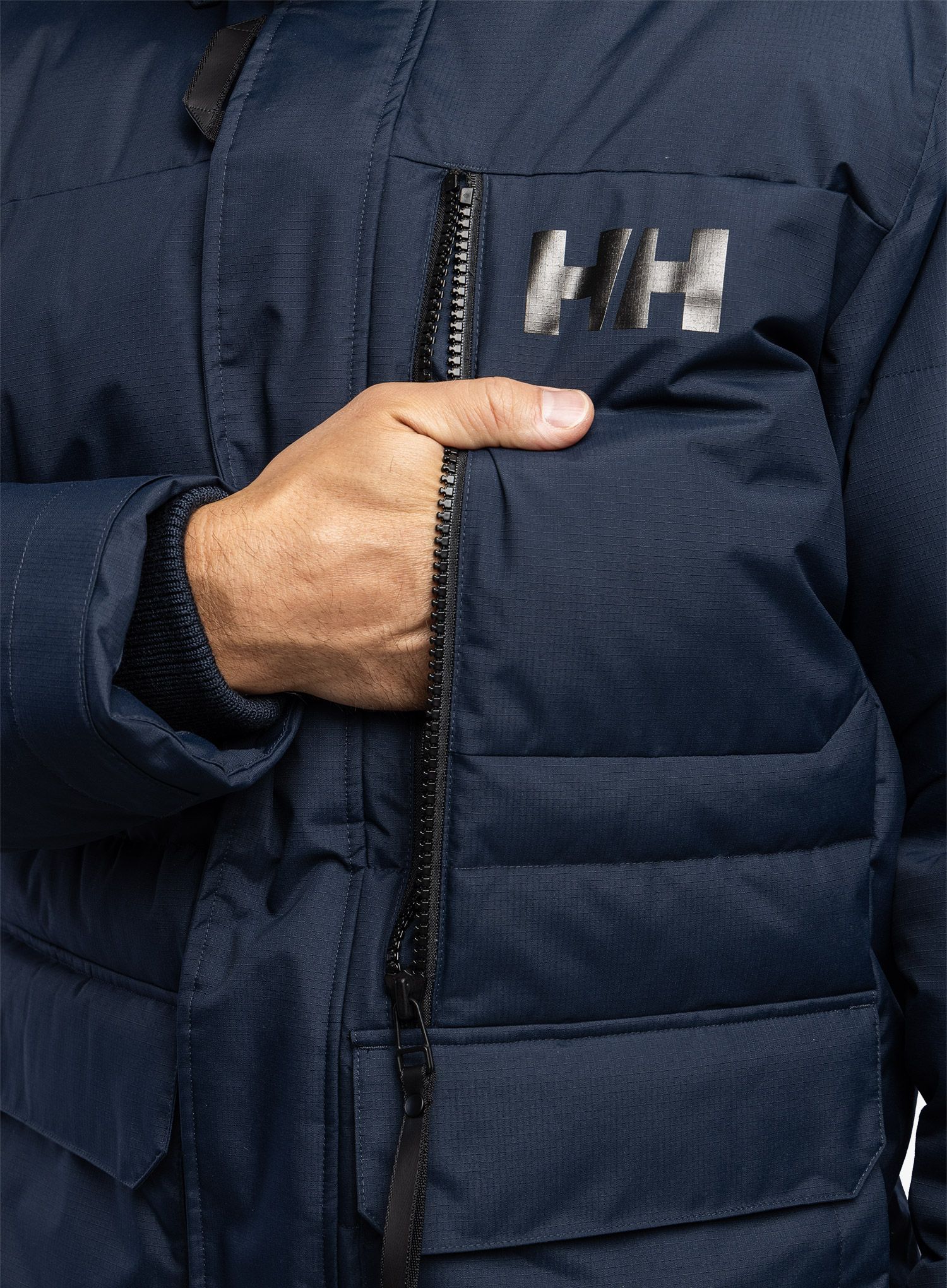 Zimska jakna Helly Hansen Tromsoe Jacket - navy/vaporous grey/gum