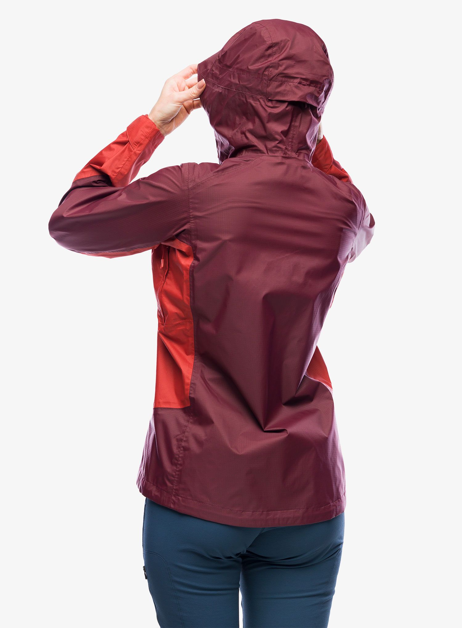 Ženska nepremočljiva jakna Helly Hansen Verglas 2L Shell Jacket - poppy red/hickory