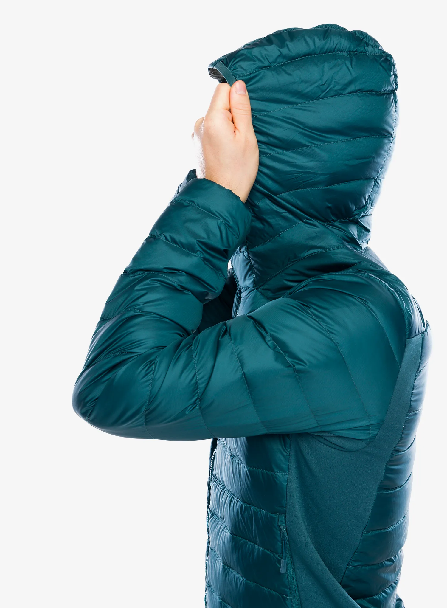 Puhovka Helly Hansen Verglas Down Hybrid Hood 2.0 - dark creek
