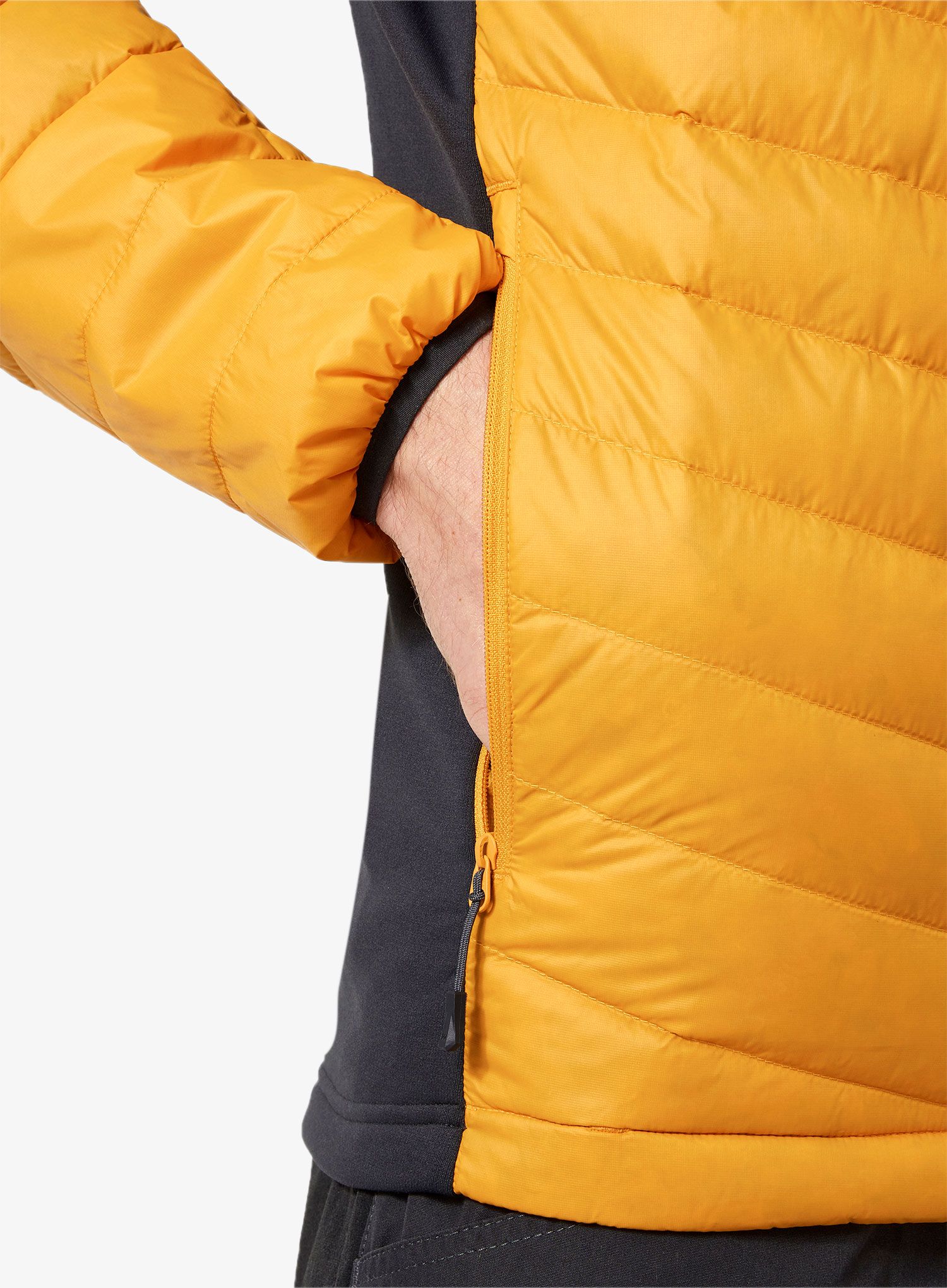 Moška jakna Helly Hansen Verglas Hooded Down Hybrid Ins - cloudberry